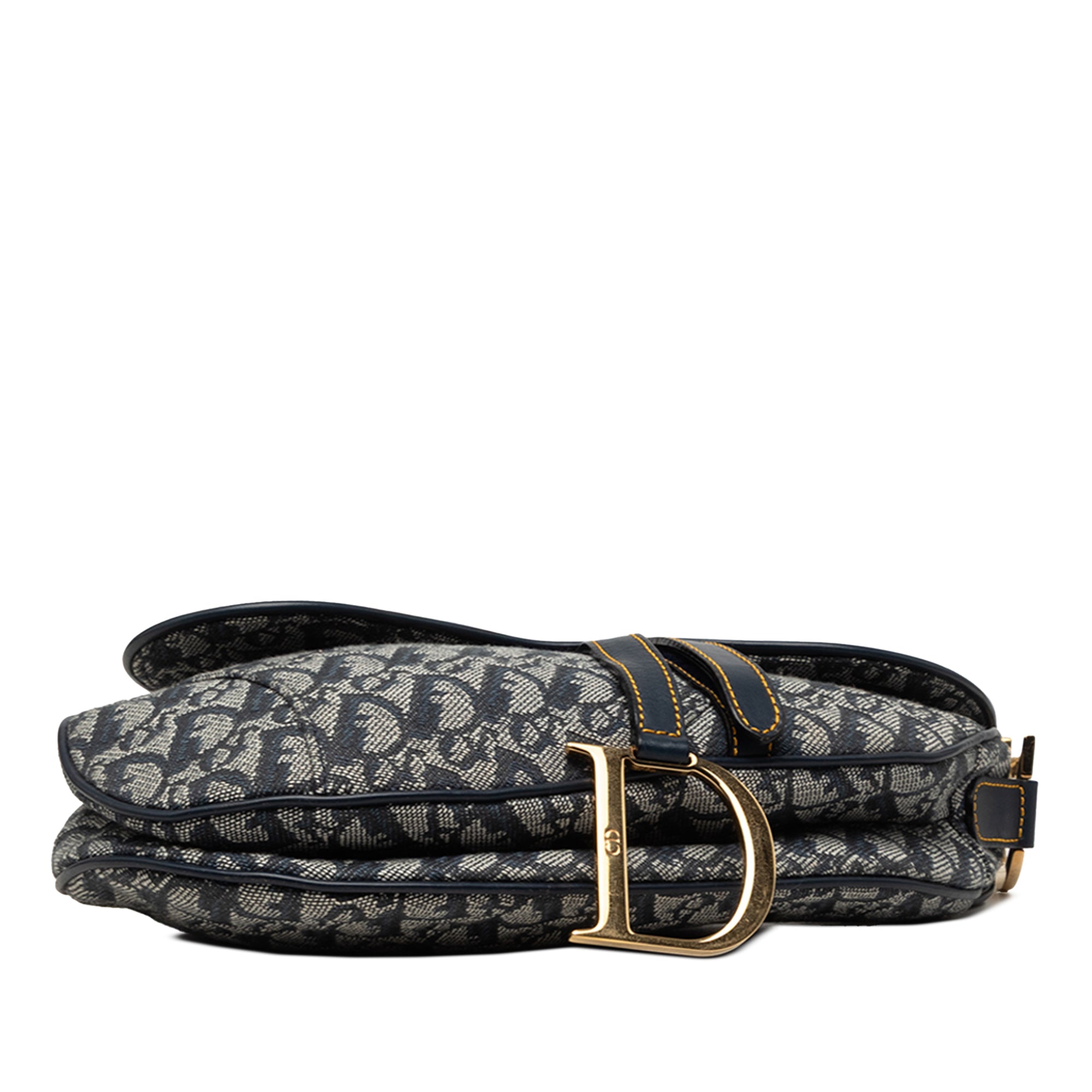 Dior Oblique Canvas Saddle Bag - image 3