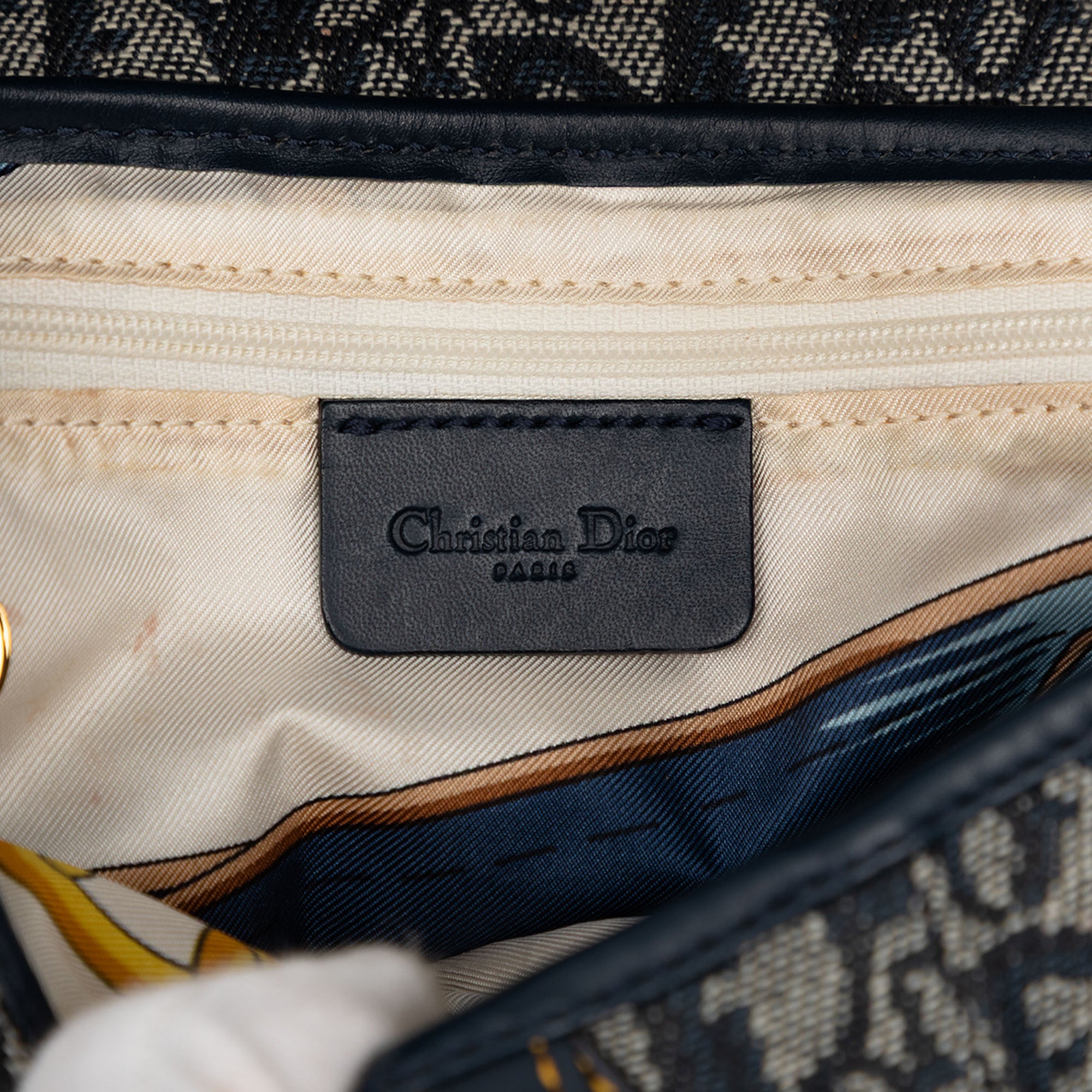 Dior Oblique Canvas Saddle Bag - image 5