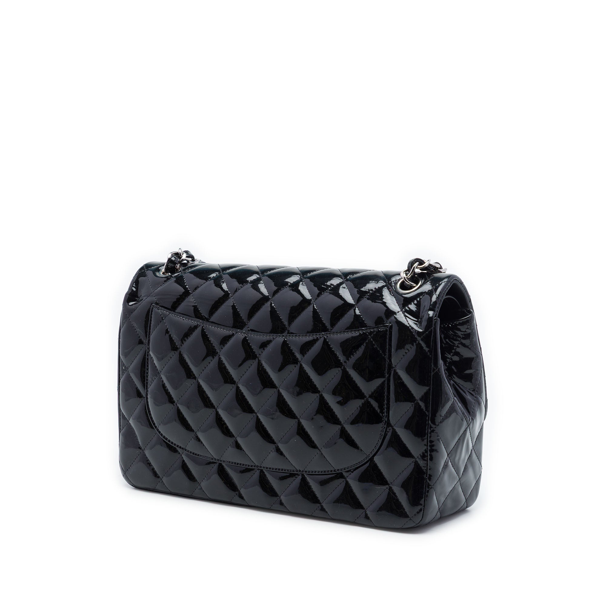 Chanel Jumbo Classic Patent Double Flap - image 2