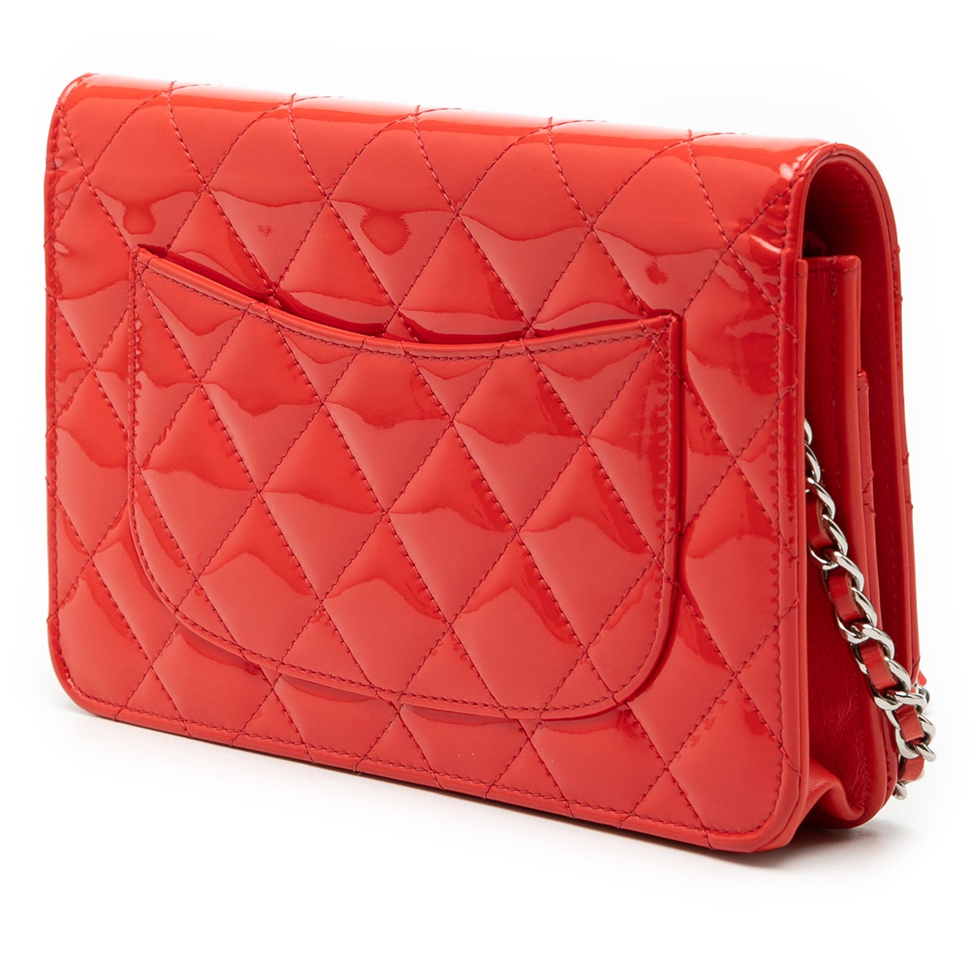 Chanel CC Patent Wallet on Chain - image 2