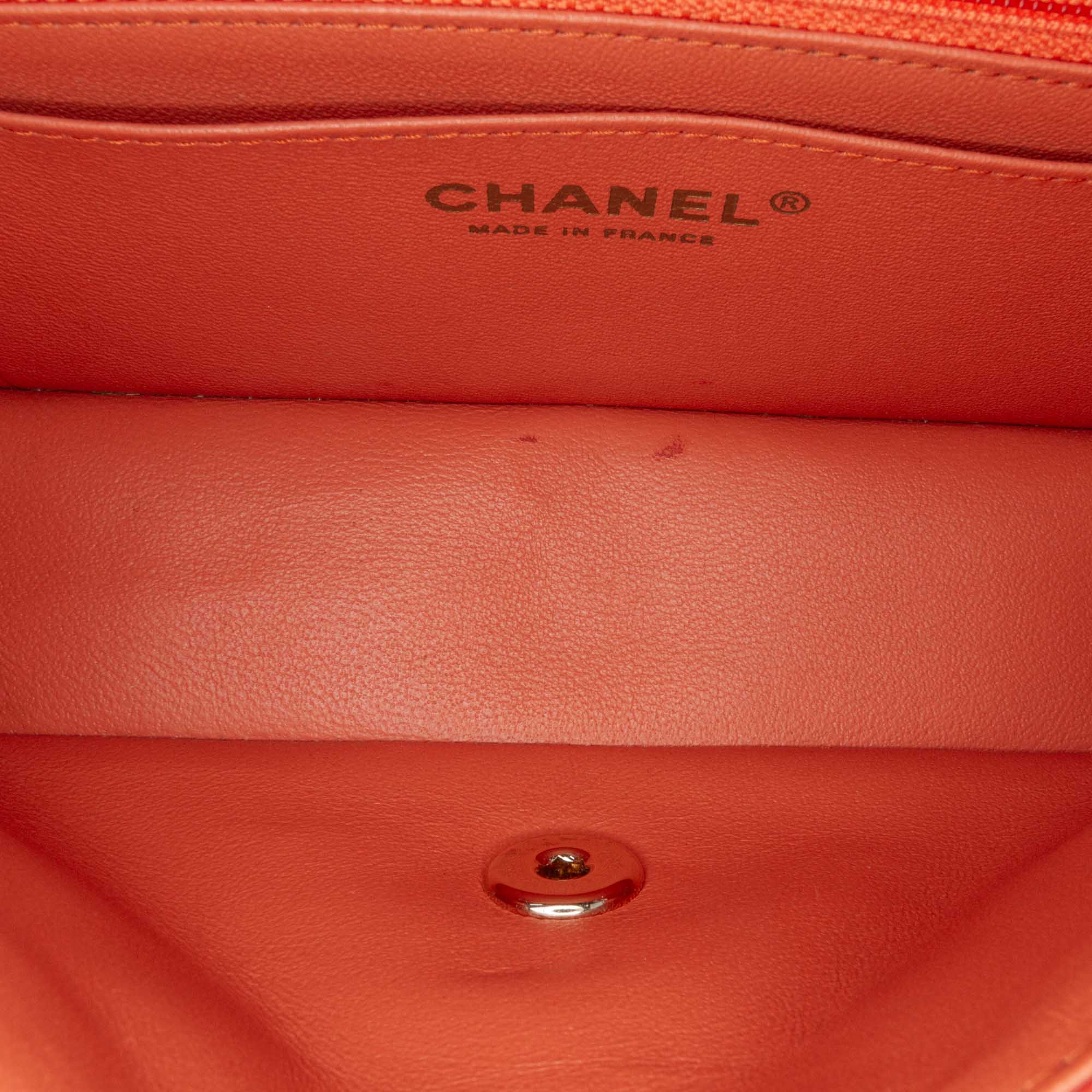 Chanel Mini Rectangular Classic Lambskin Single Flap - image 4