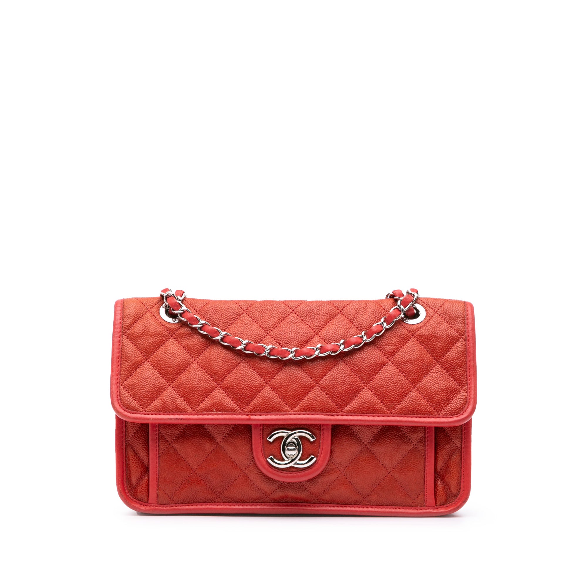 Chanel Medium Quilted Caviar French Riviera Flap - image 1