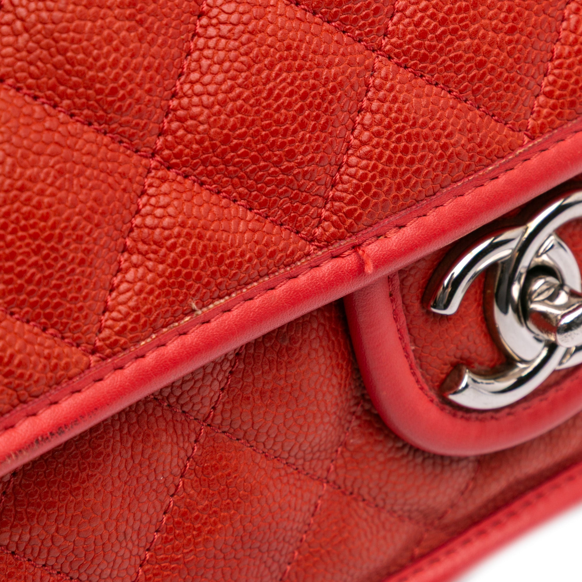 Chanel Medium Quilted Caviar French Riviera Flap - image 8
