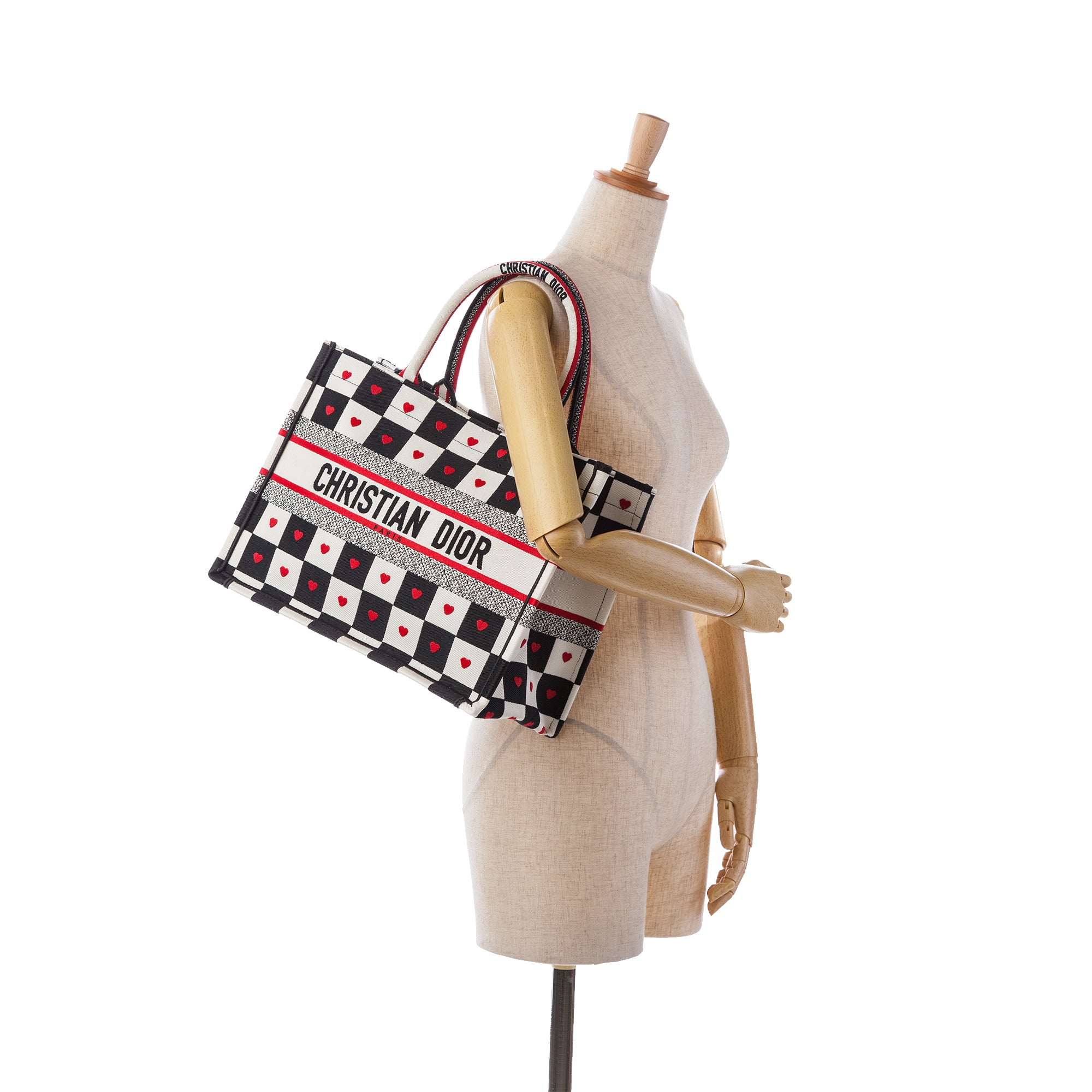 Dior DiorAmour Medium Canvas D-Chess Book Tote - image 8