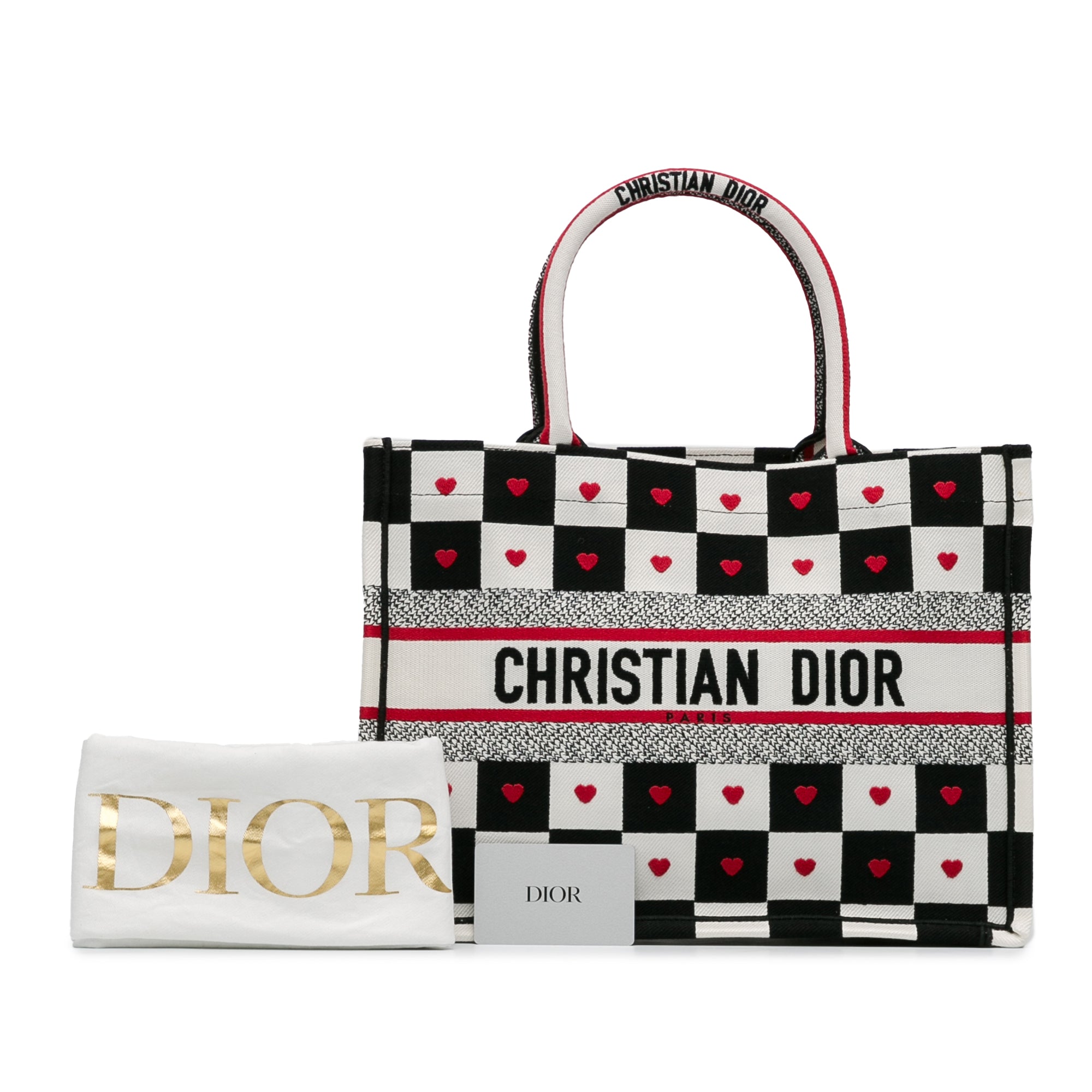 Dior DiorAmour Medium Canvas D-Chess Book Tote - image 9
