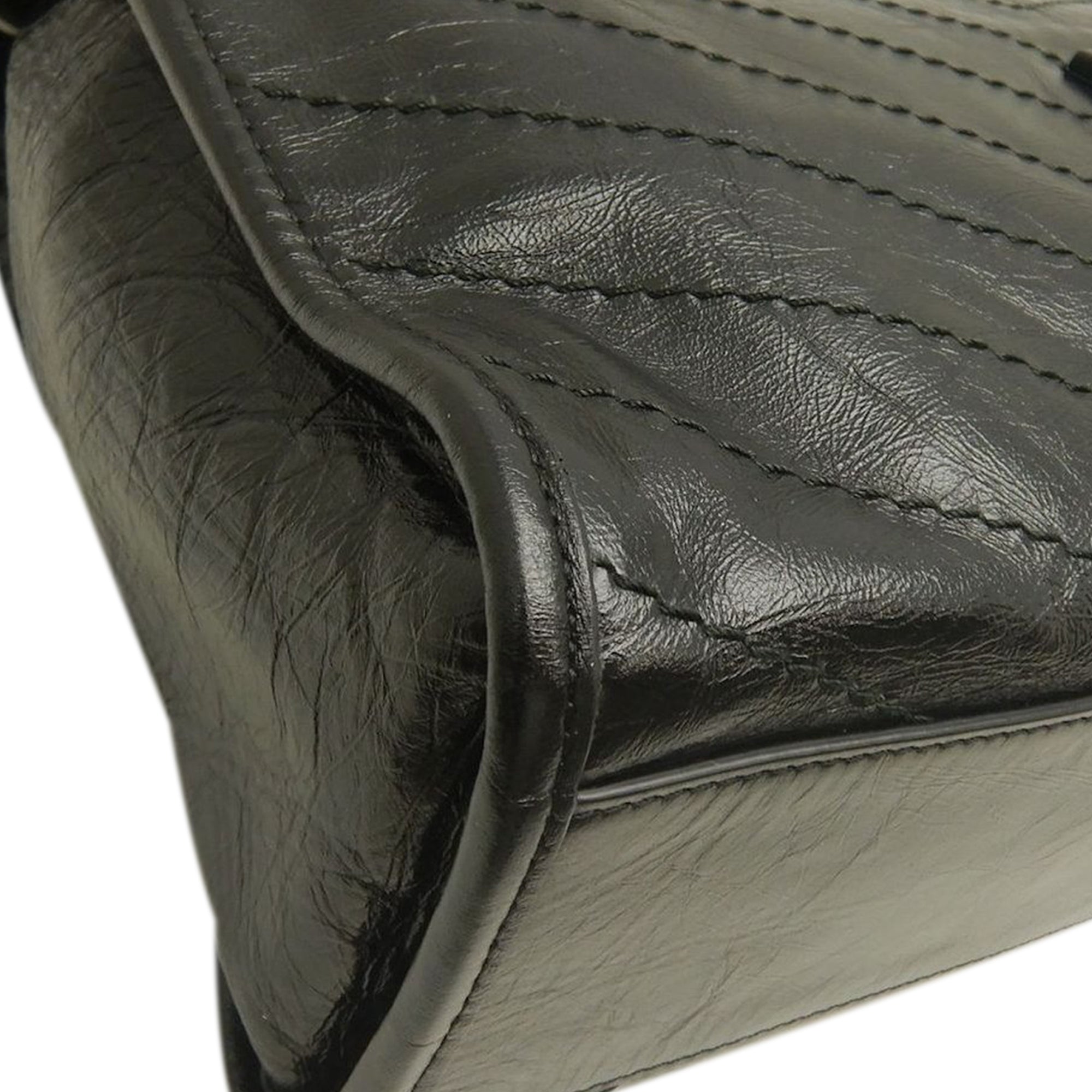 Saint Laurent Medium Crinkled Calfskin Monogram Niki Shopper Tote - image 11