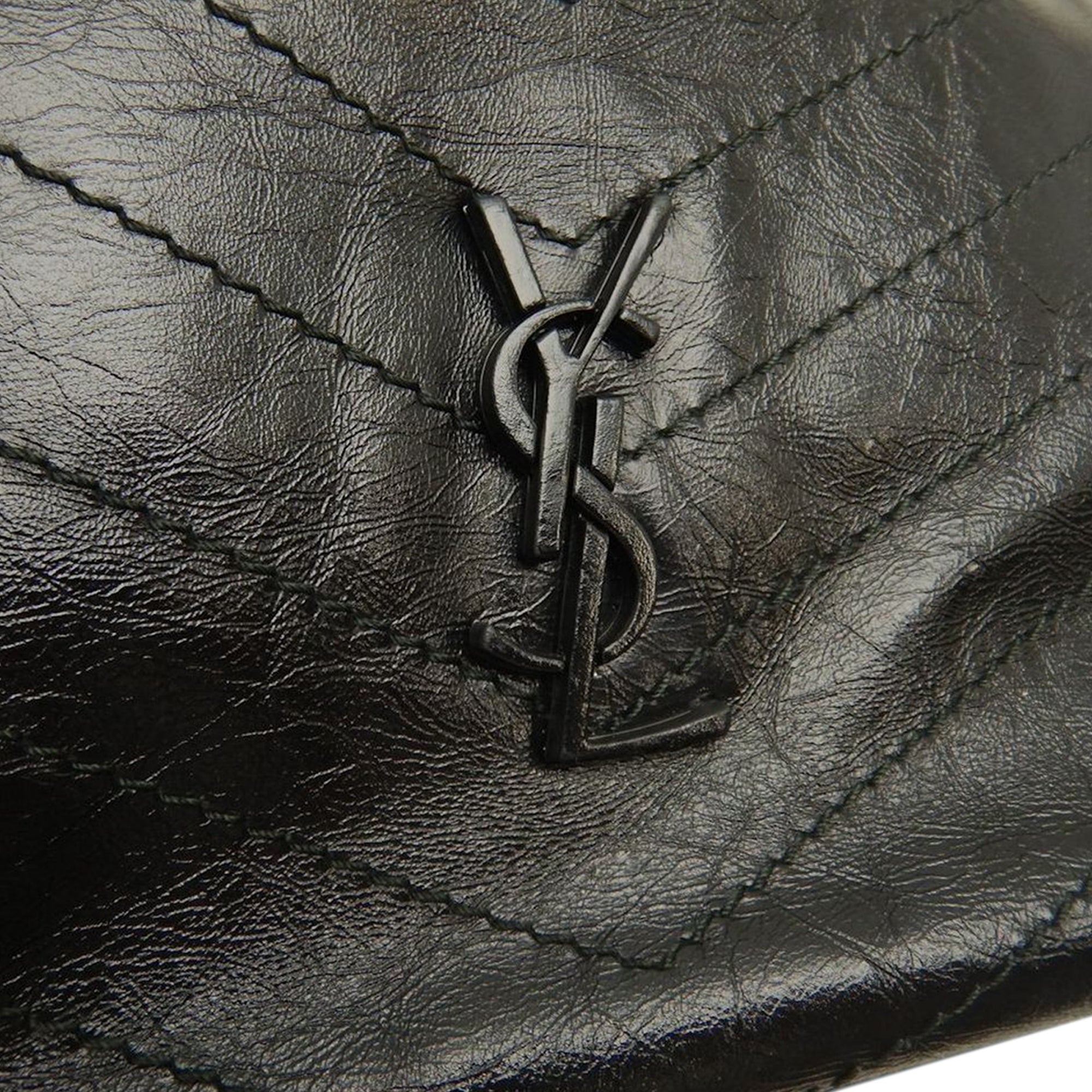 Saint Laurent Medium Crinkled Calfskin Monogram Niki Shopper Tote - image 9