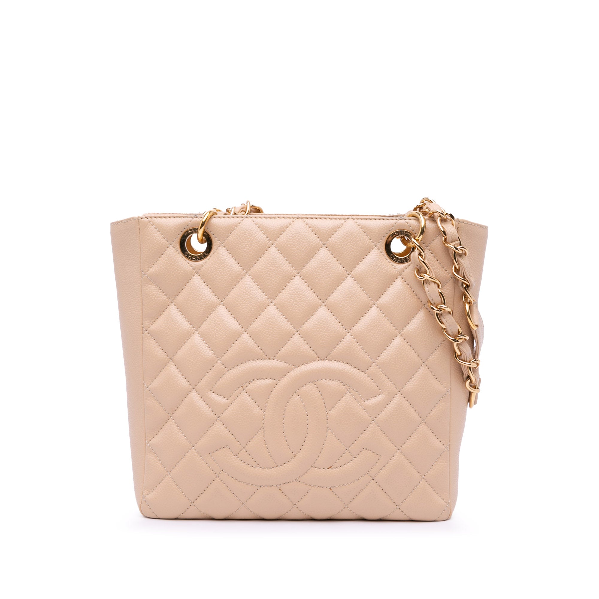 Chanel Caviar Petite Shopping Tote - image 1