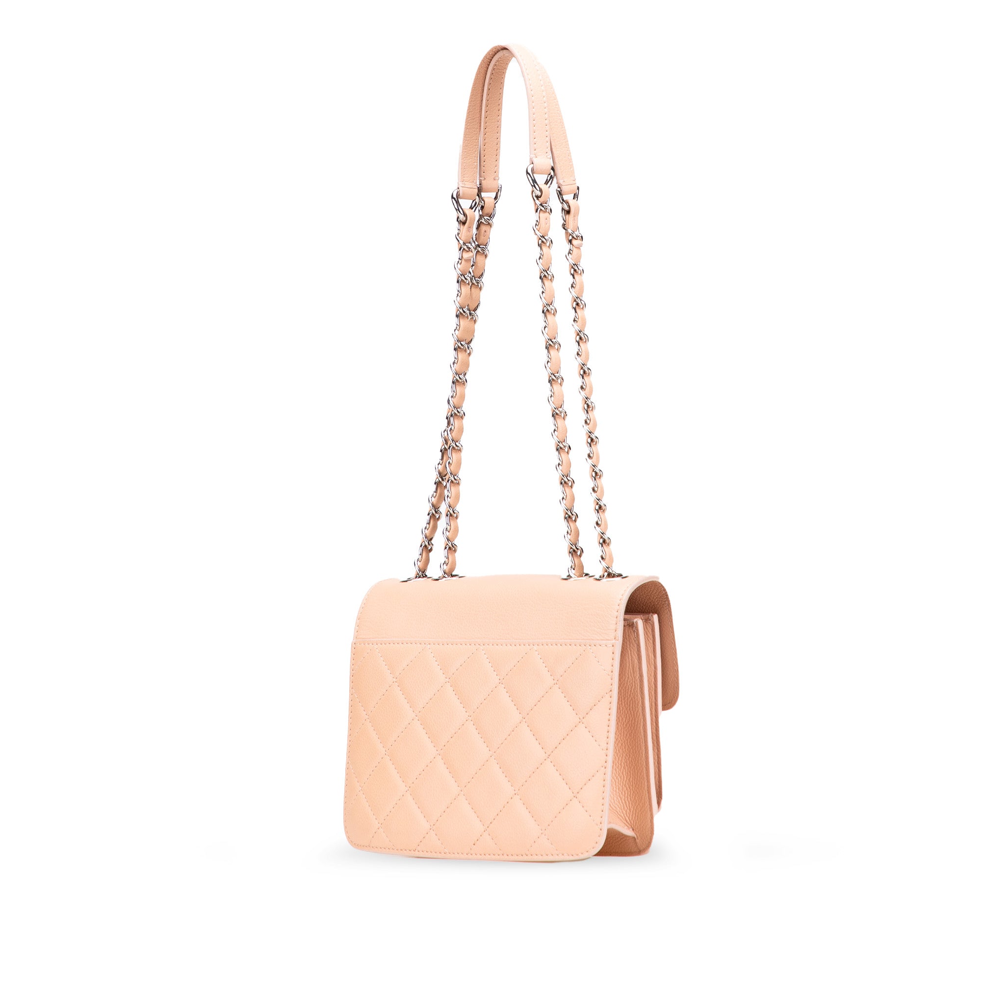 Chanel Mini Quilted Caviar CC Box Flap - image 2