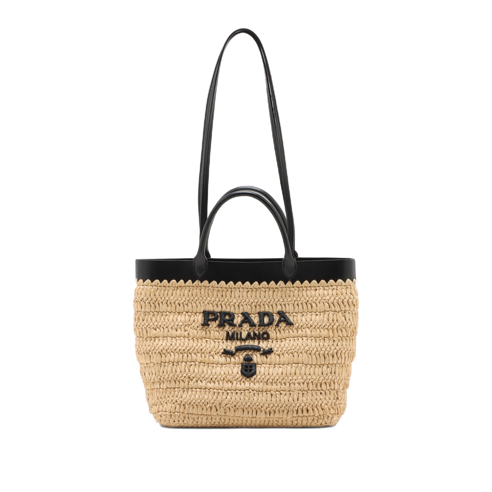 Prada Raffia Basket Bag - image 1