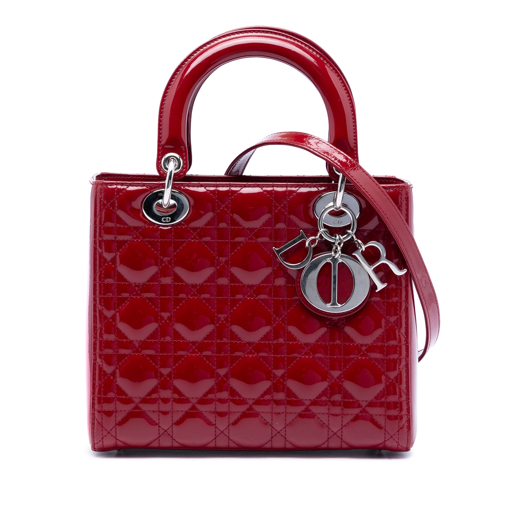 Dior Medium Patent Cannage Lady Dior - image 1