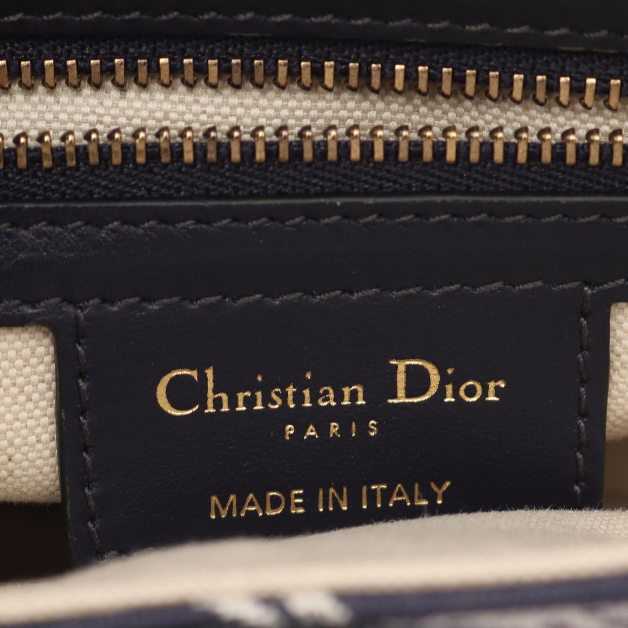 Dior Canvas Embroidered Reverse Toile De Jouy Saddle Bag - image 4