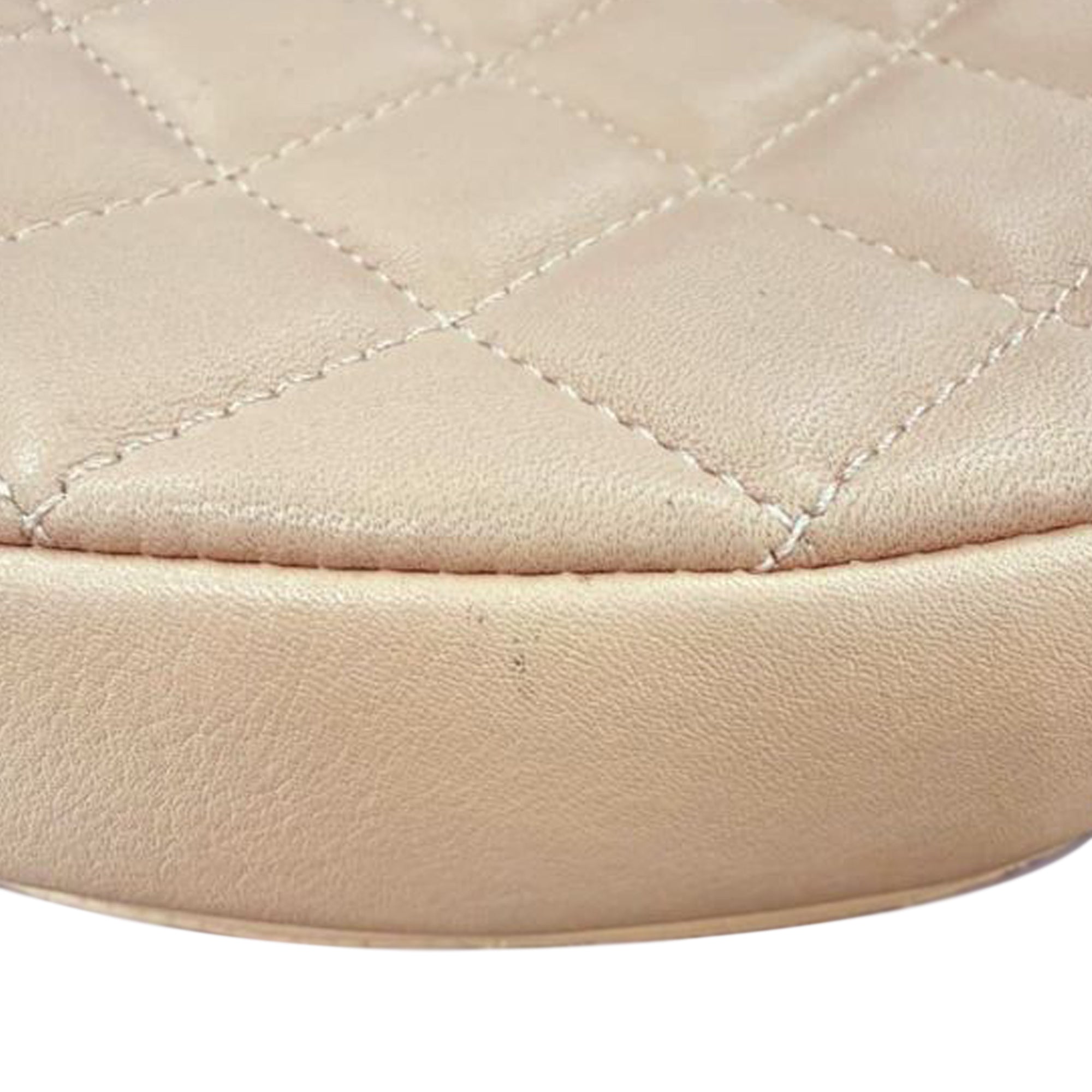 Chanel Mini Quilted Lambskin Coco Mail Clutch with Chain - image 9
