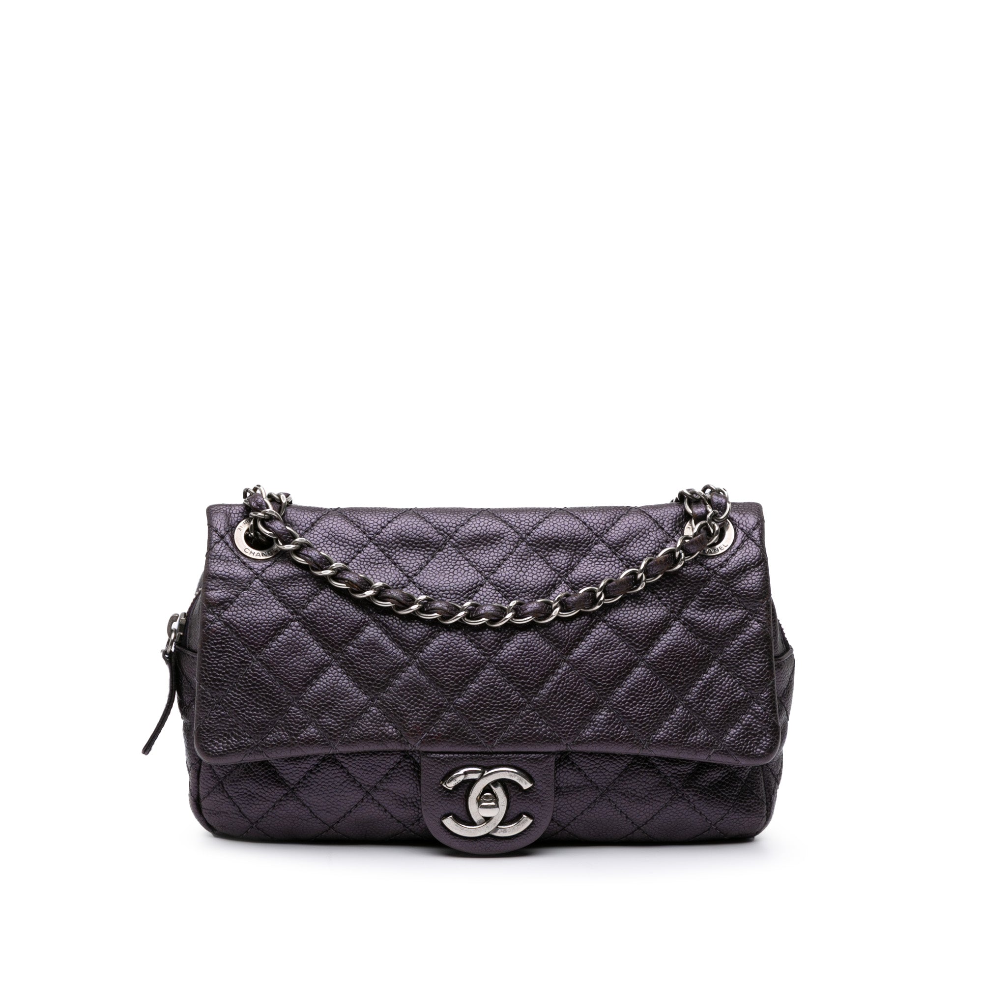 Chanel Jumbo Quilted Caviar Easy Flap - image 1