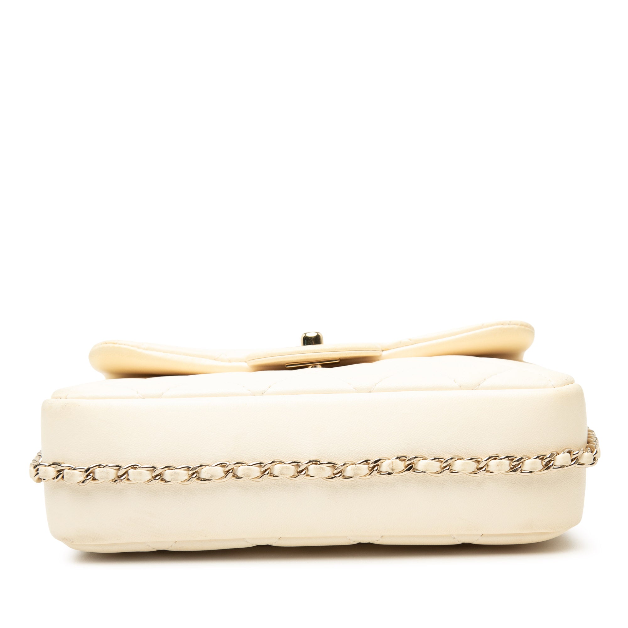Chanel Mini Quilted Lambskin My Precious Pearls Chain Flap - image 3