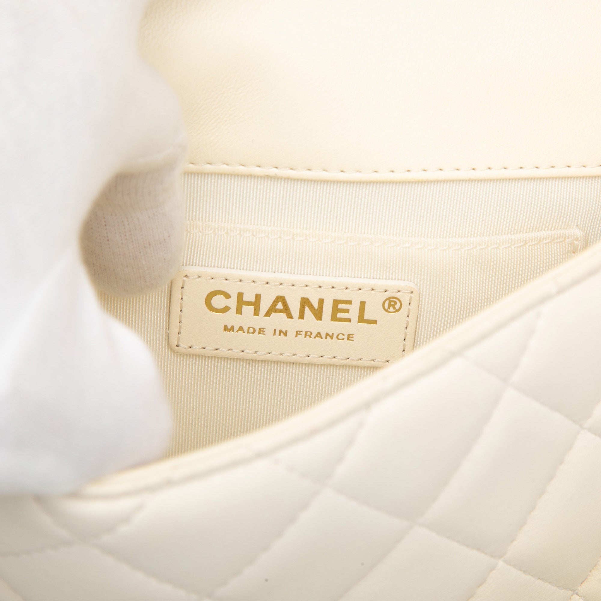 Chanel Mini Quilted Lambskin My Precious Pearls Chain Flap - image 5