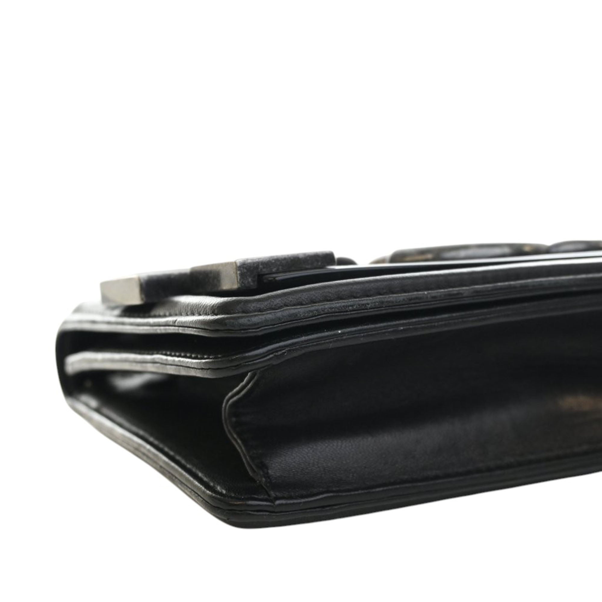 Chanel Lambskin and Acrylic Boy Brick Horizontal Flap - image 11