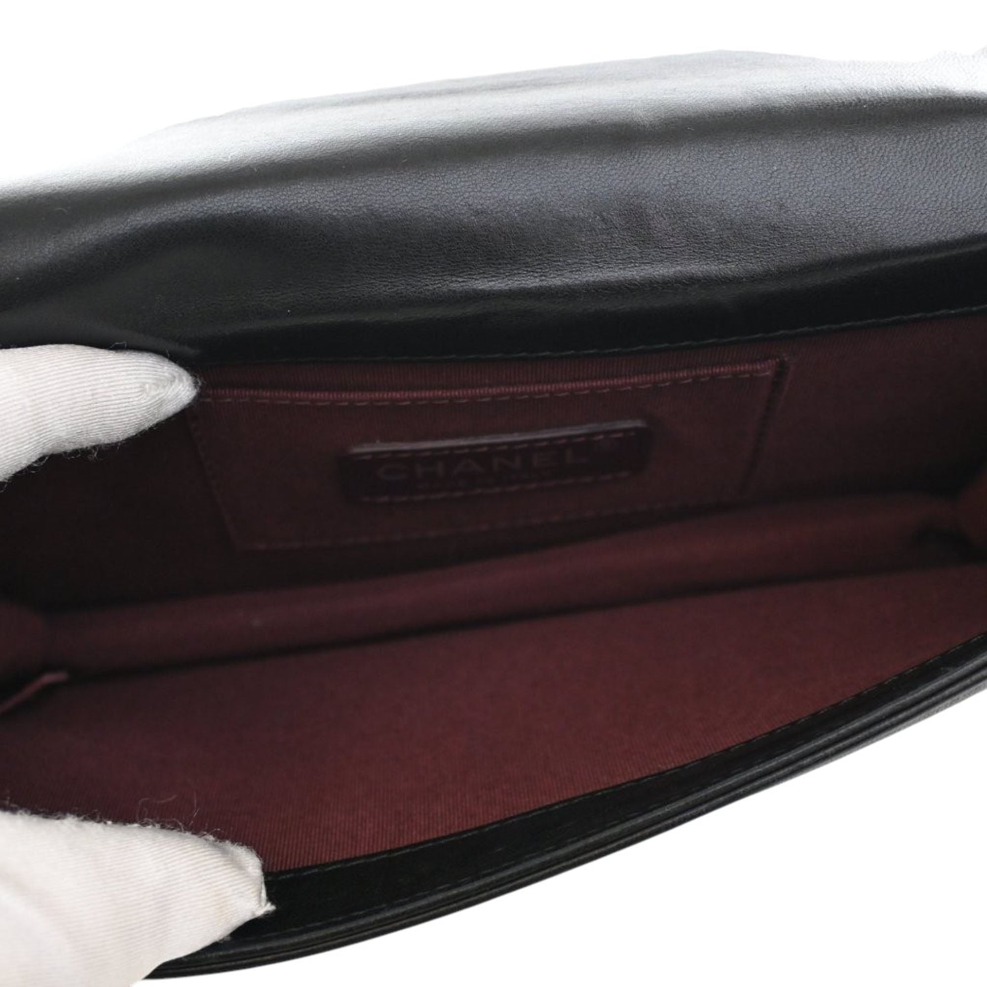 Chanel Lambskin and Acrylic Boy Brick Horizontal Flap - image 4