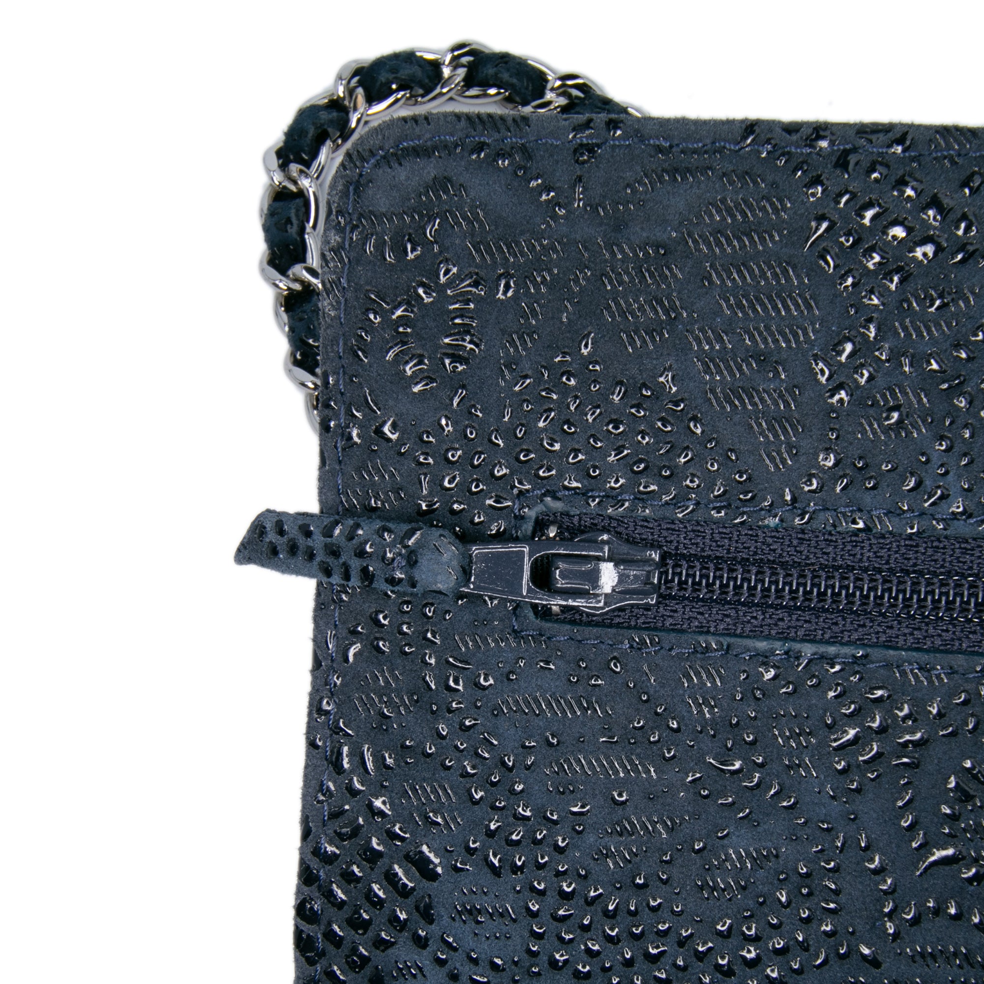 Chanel CC Lace Overlay Goatskin Wallet On Chain - image 11