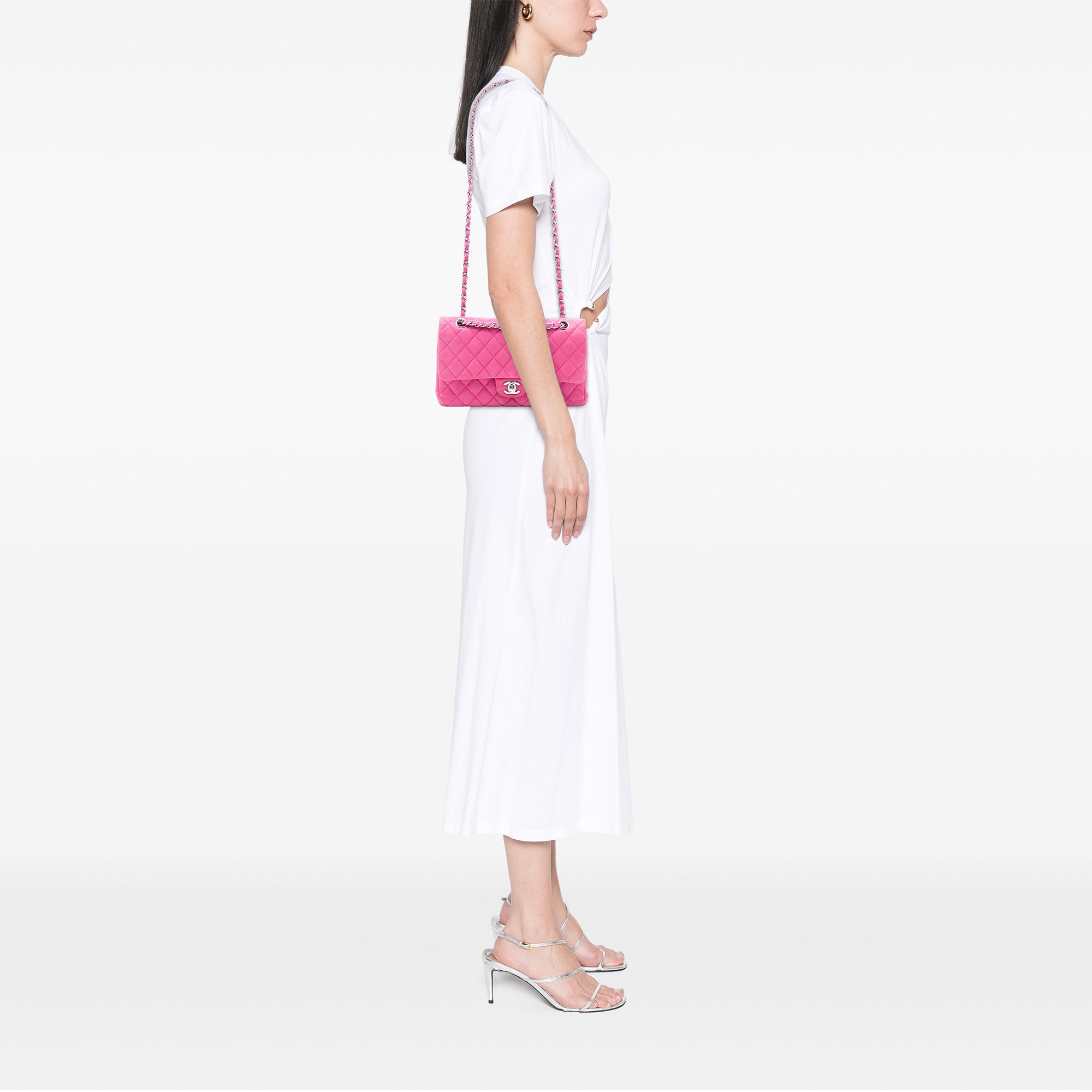 Chanel Medium Classic Caviar Double Flap - image 7