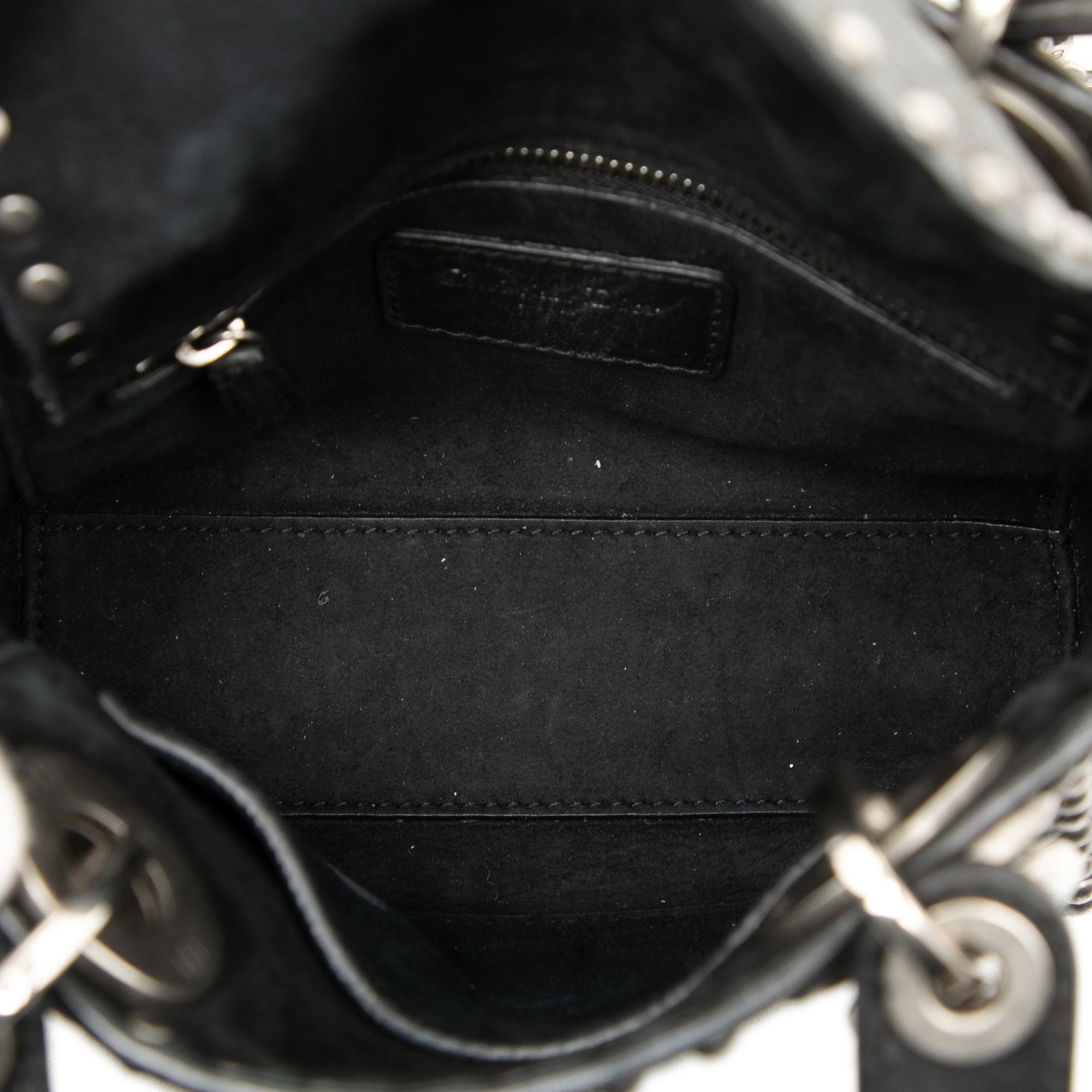Dior Mini Calfskin Cannage Studded Flower Lady Dior - image 4