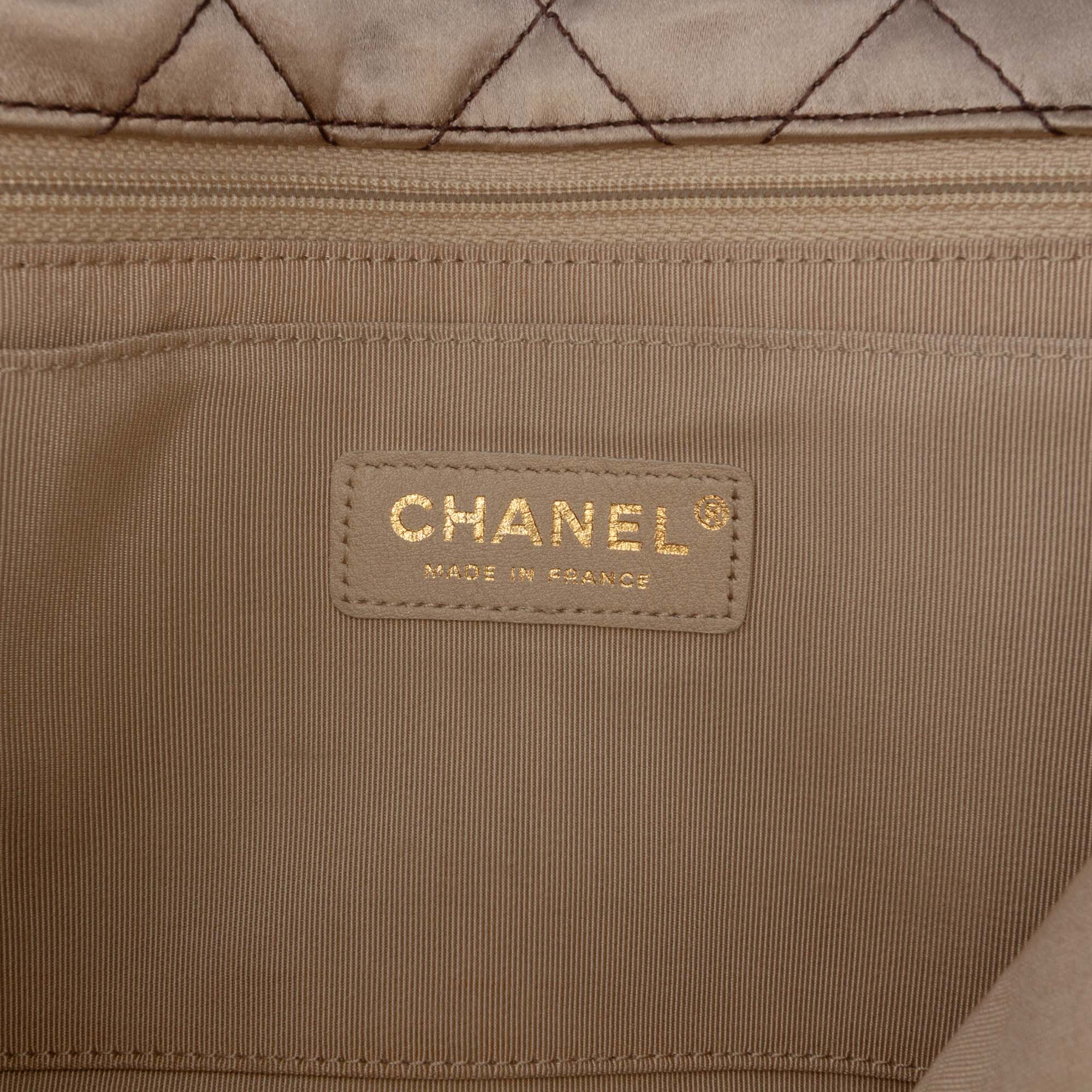 Chanel Medium Classic Quilted Metallic Tweed Single Flap - image 5