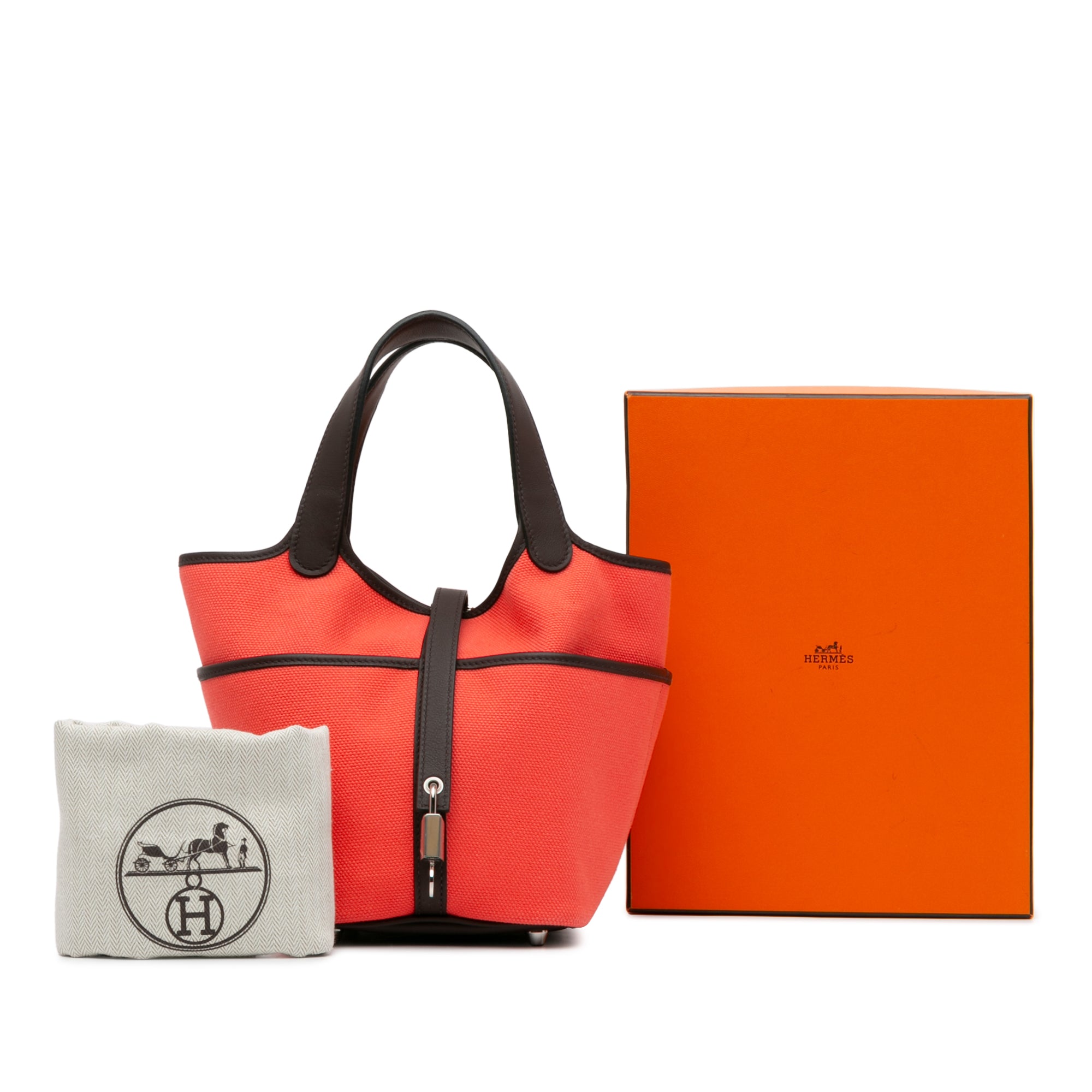 Hermès Toile Goeland and Swift Cargo Picotin Lock 18 - image 12