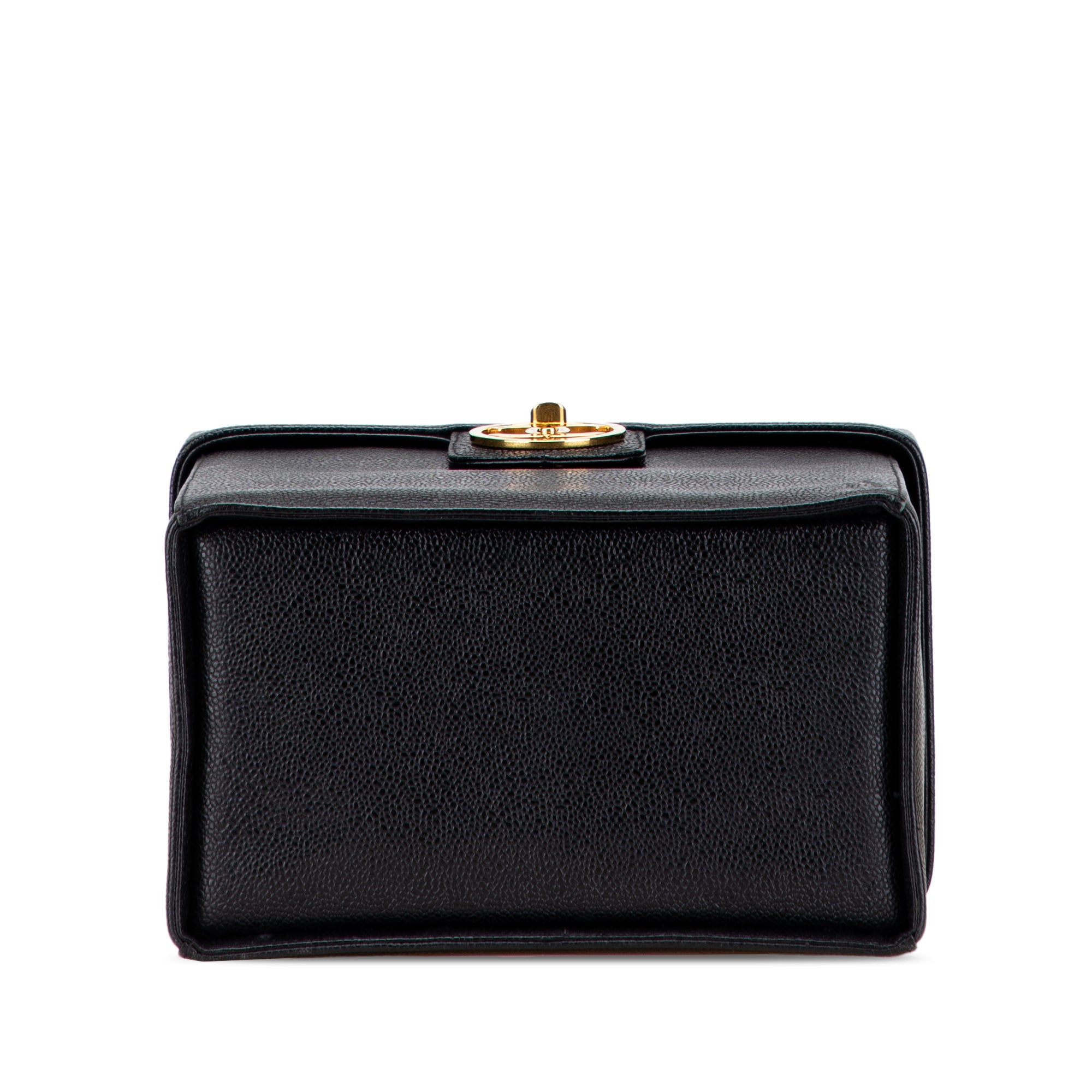 Chanel CC Caviar Vanity Box Case - image 3