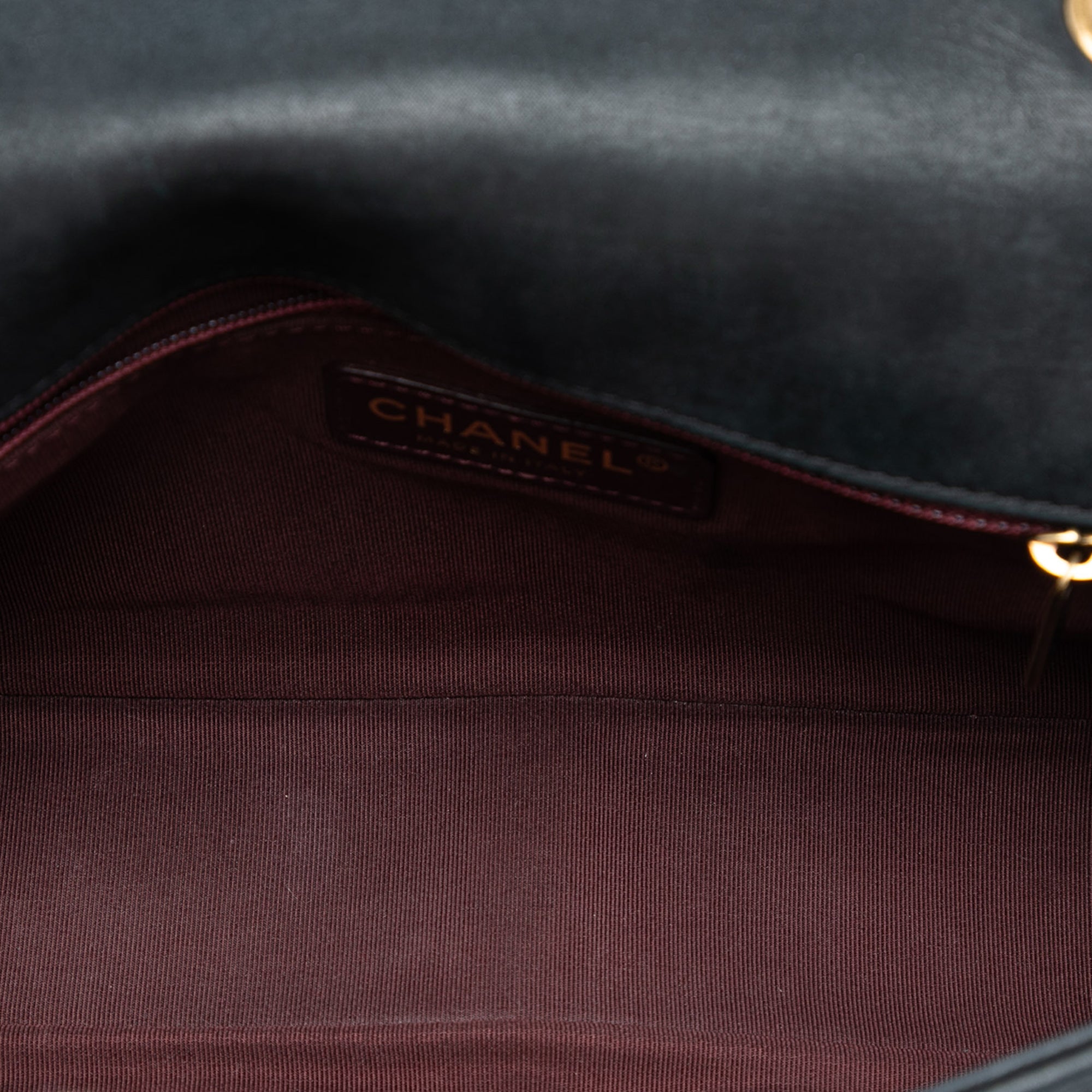 Chanel CC Quilted Iridescent Calfskin Whipstitch Single Flap - image 4