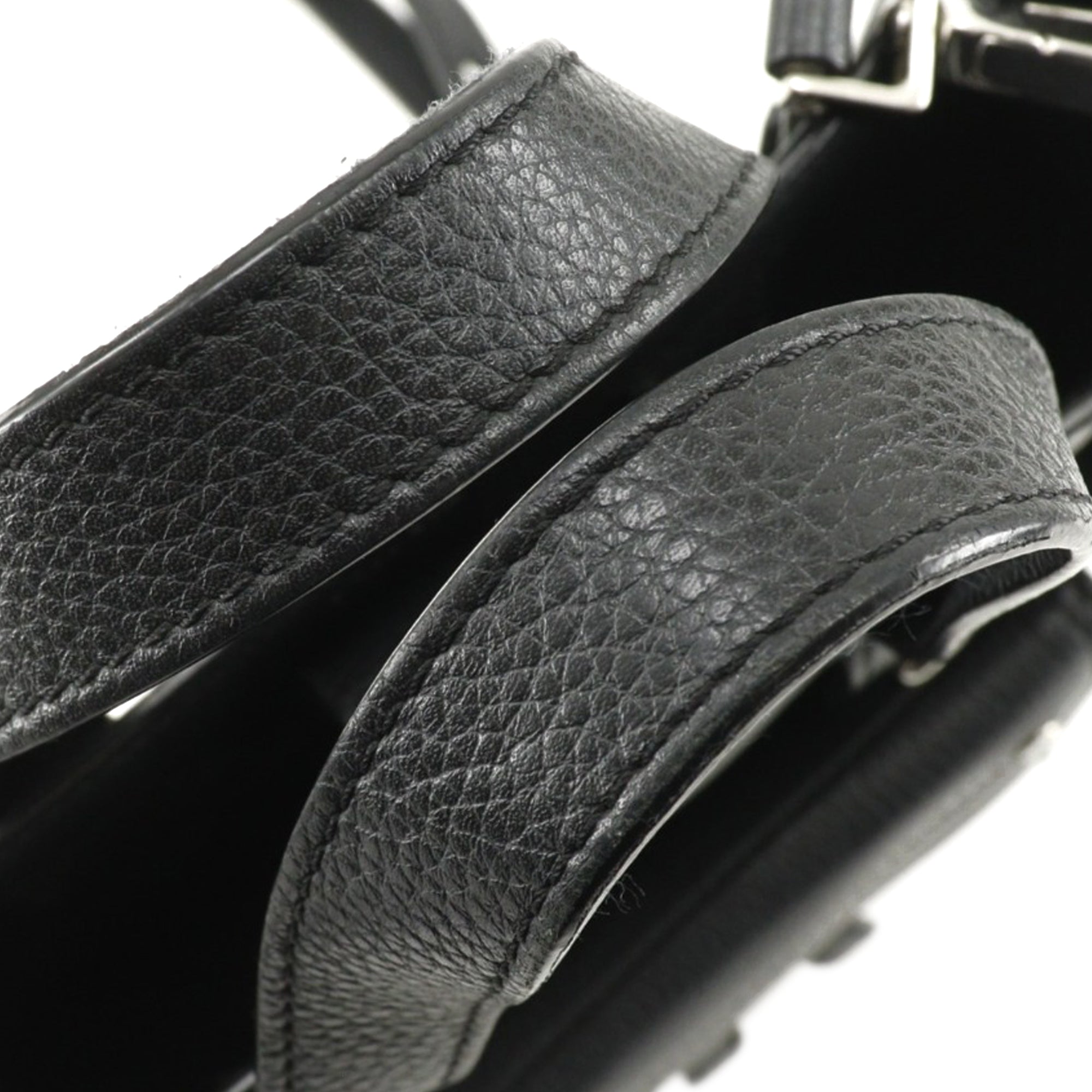 Dior Mini Grained Calfskin Saddle Tote - image 10