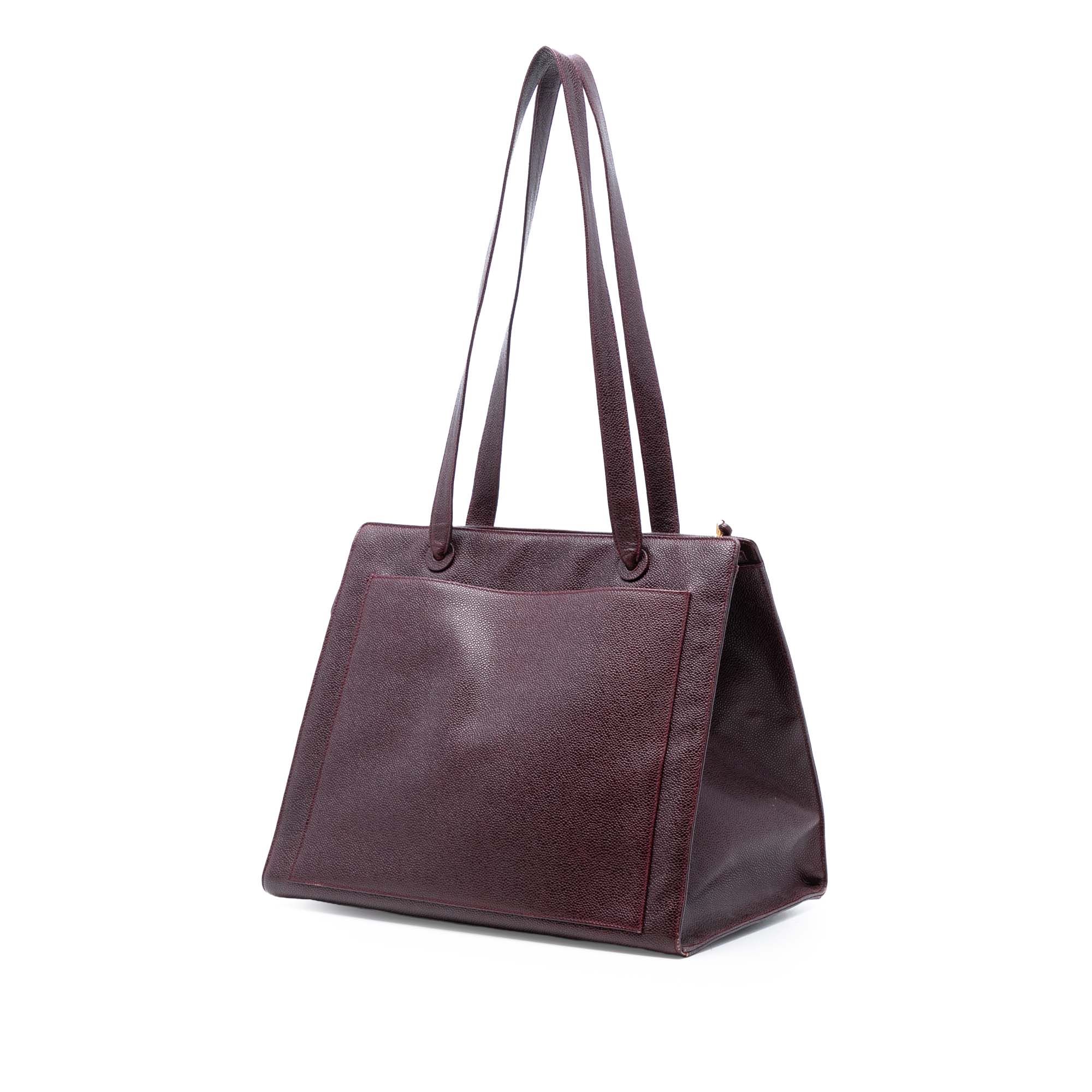 Chanel CC Caviar Tote - image 2