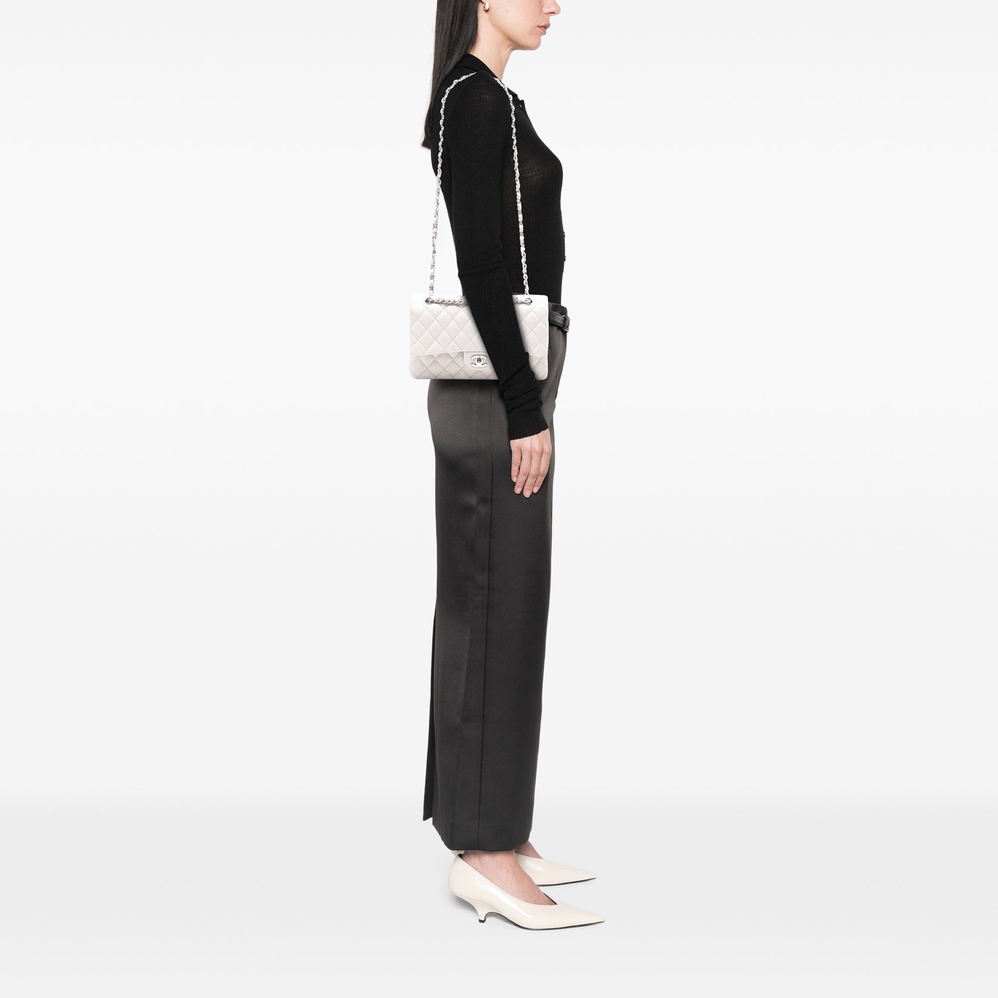 Chanel Medium Classic Caviar Double Flap - image 7