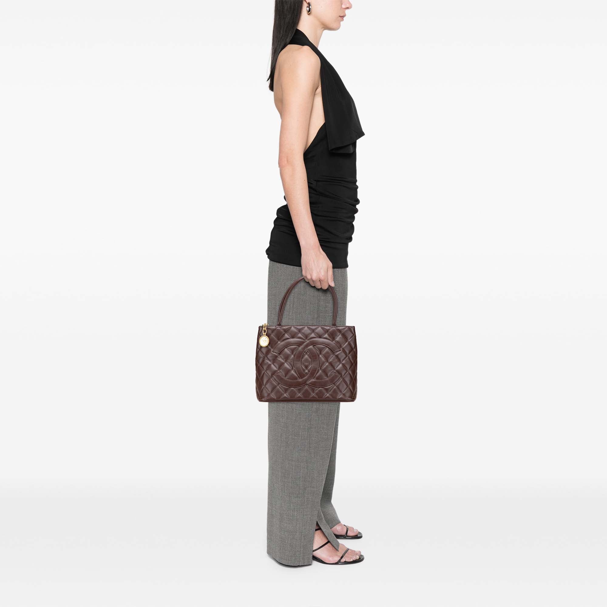Chanel Caviar Medallion Tote - image 12
