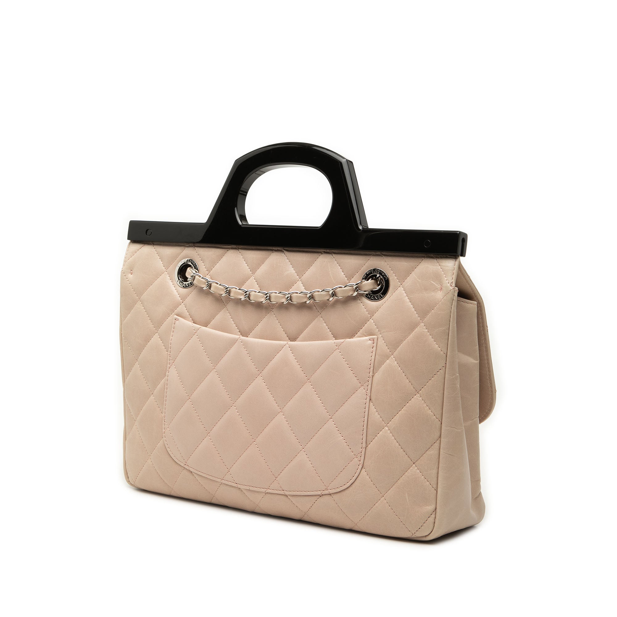 Chanel Small Glazed Calfskin CC Delivery Tote - image 2