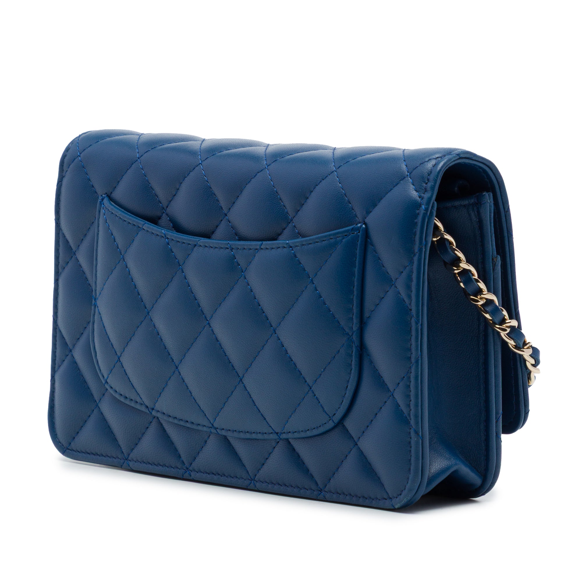 Chanel CC Quilted Lambskin Wallet On Chain - image 2