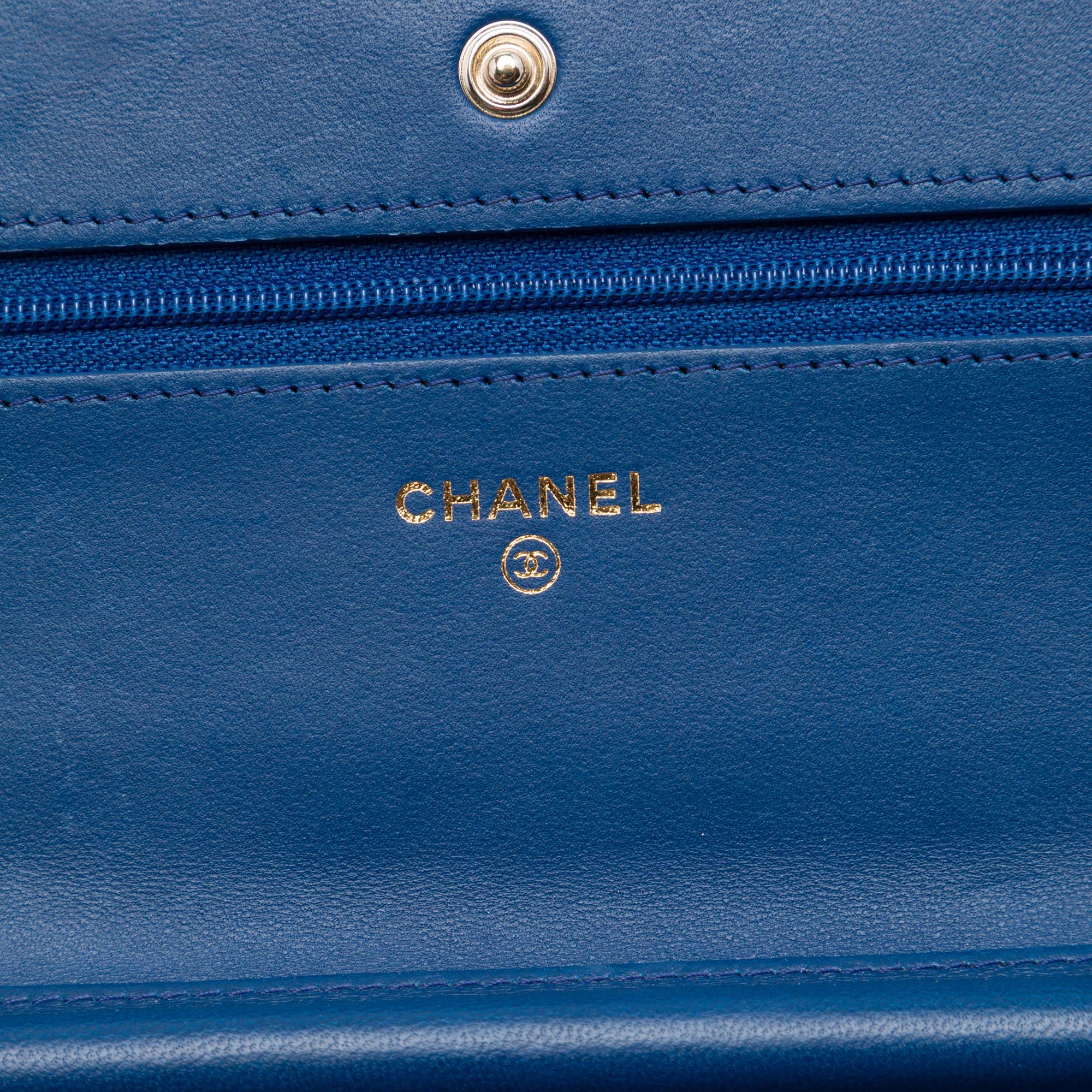 Chanel CC Quilted Lambskin Wallet On Chain - image 5