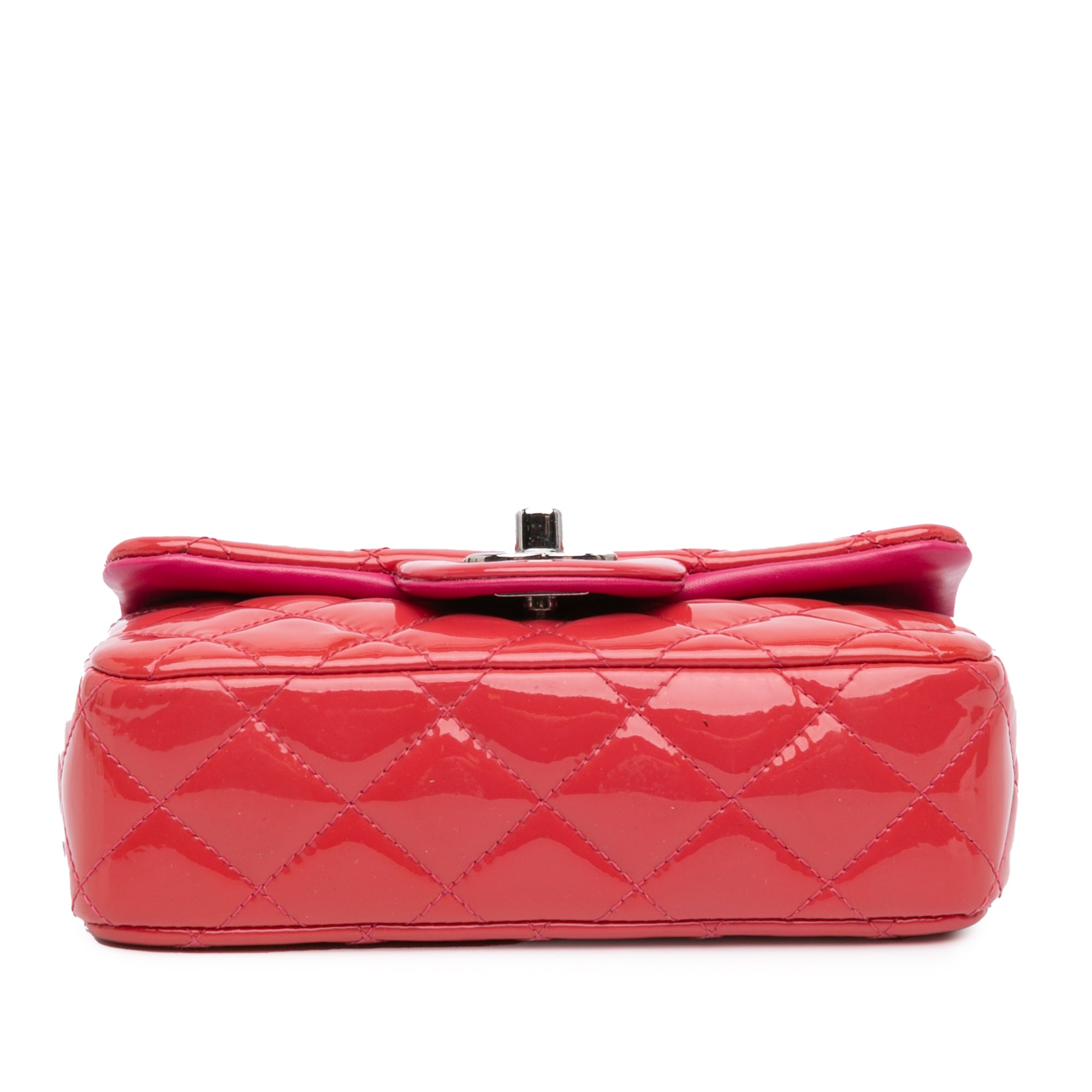 Chanel Extra Mini Rectangular Classic Patent Single Flap - image 3