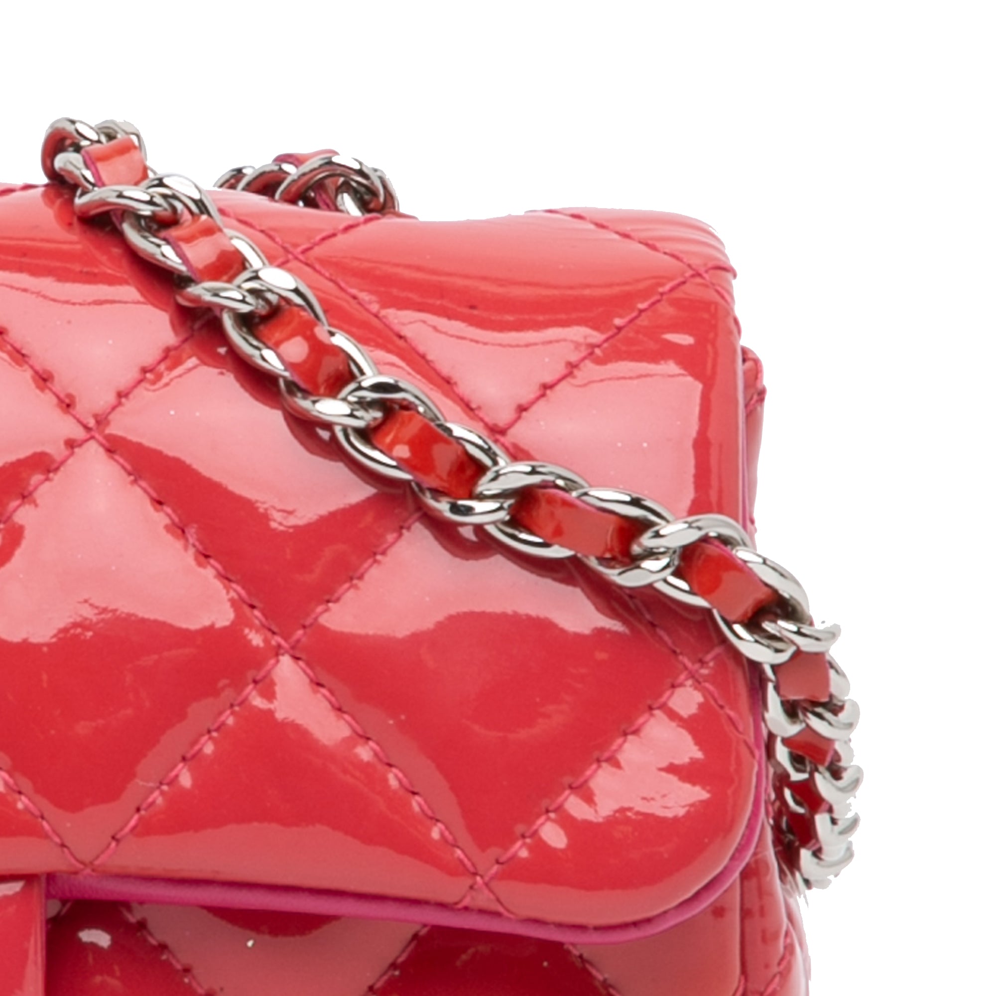 Chanel Extra Mini Rectangular Classic Patent Single Flap - image 7
