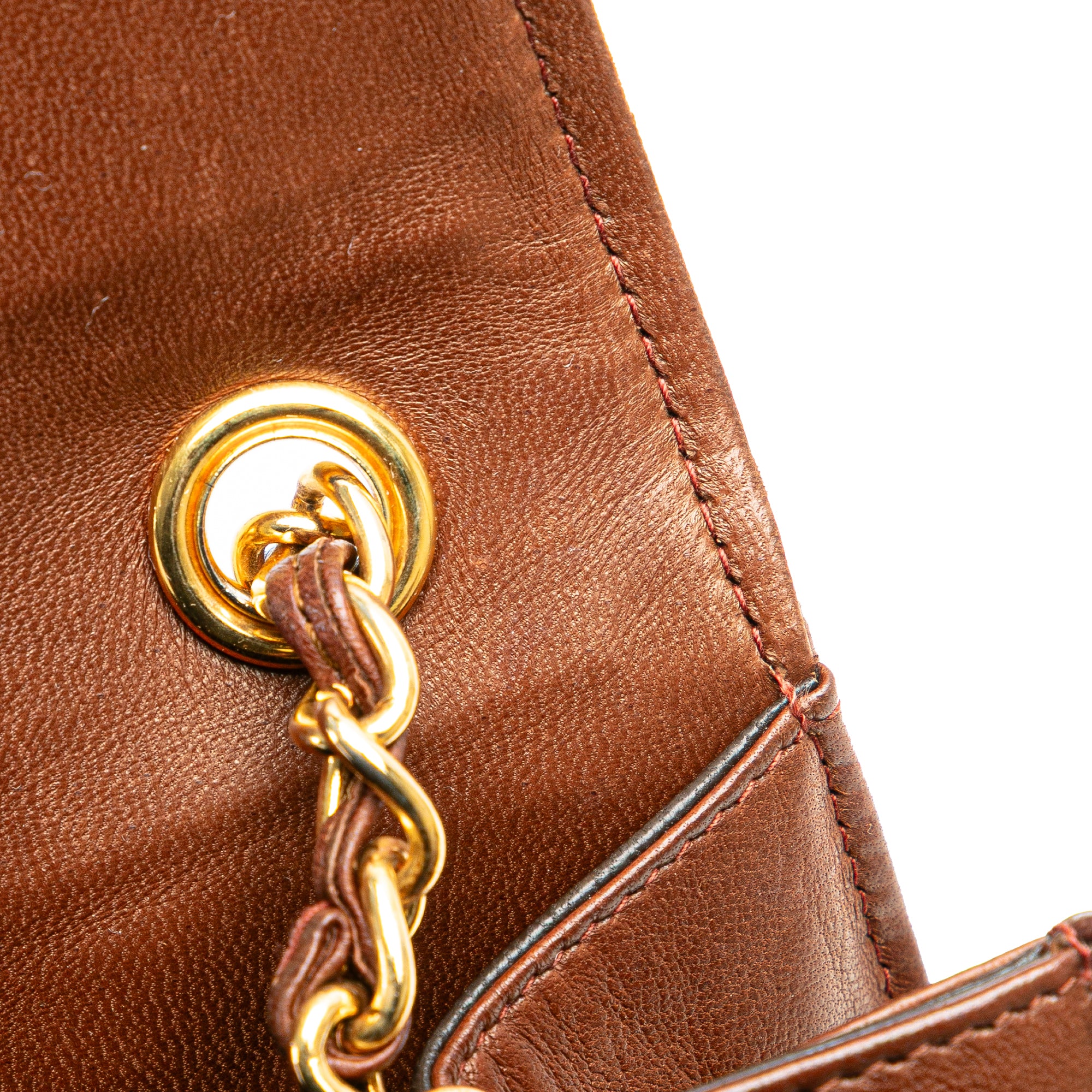 Chanel CC Quilted Lambskin Full Flap Crossbody - image 14