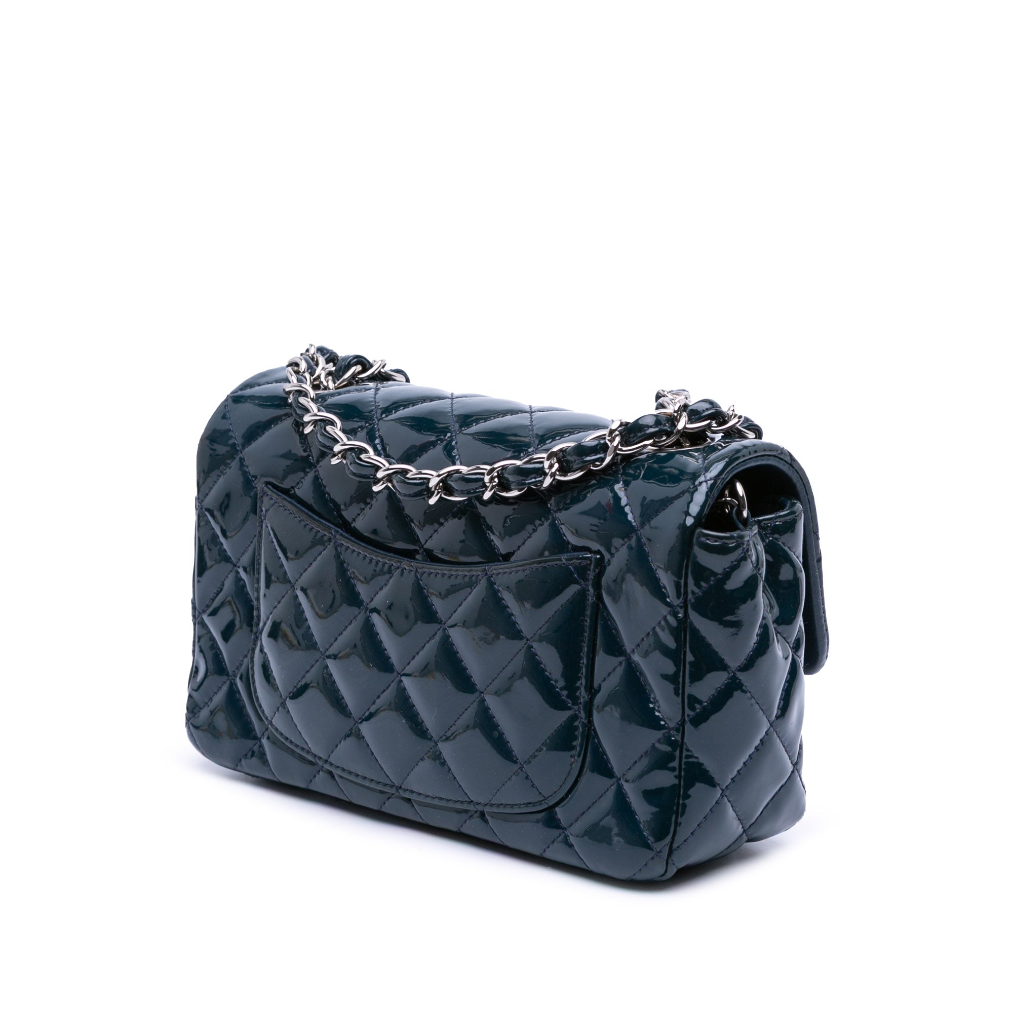 Chanel Mini Rectangular Classic Patent Single Flap - image 2