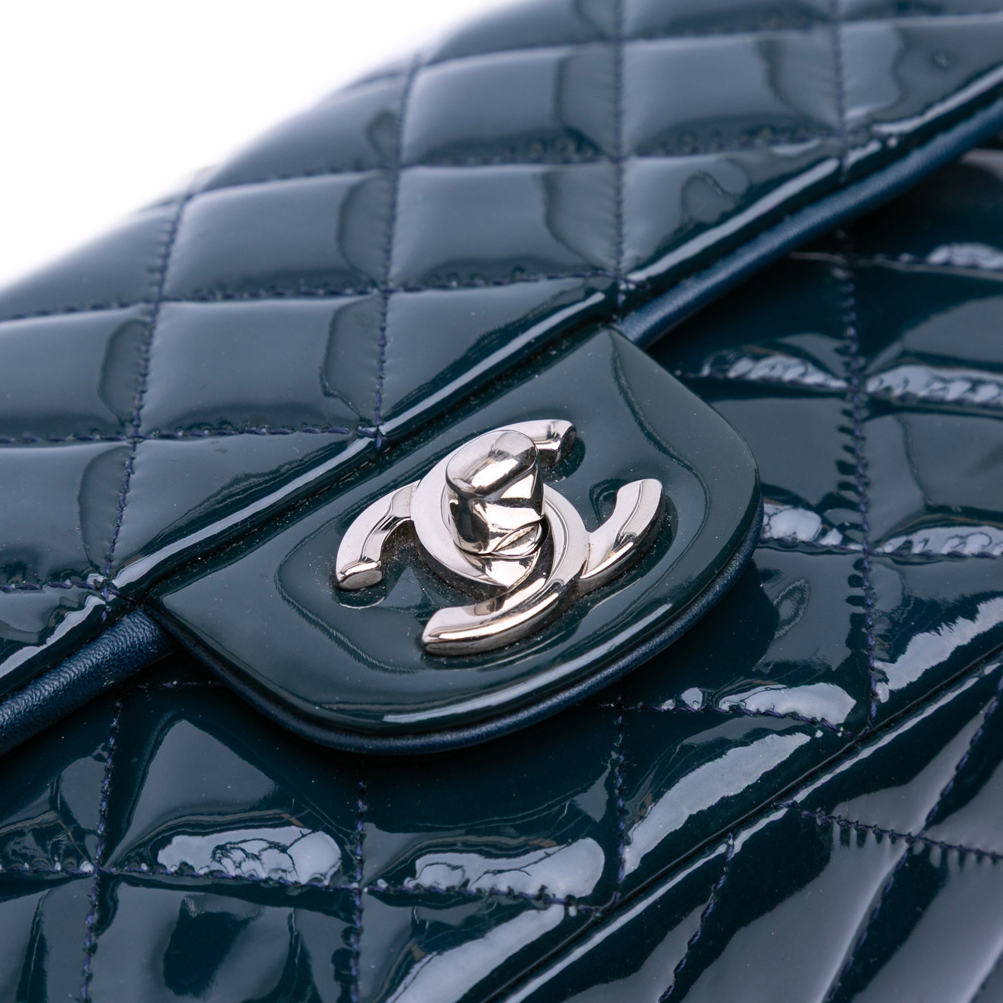 Chanel Mini Rectangular Classic Patent Single Flap - image 8