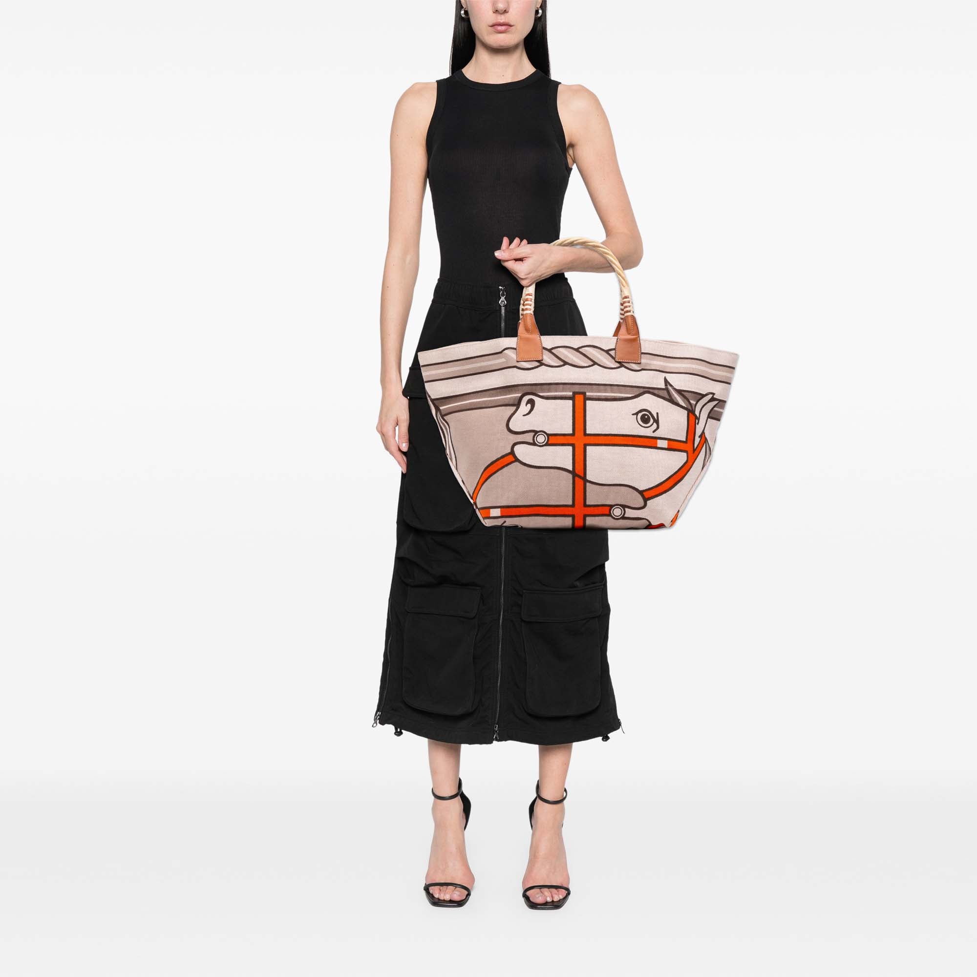 Hermès Toile H Plume Quadrige au Fil Steeple 31 - image 12