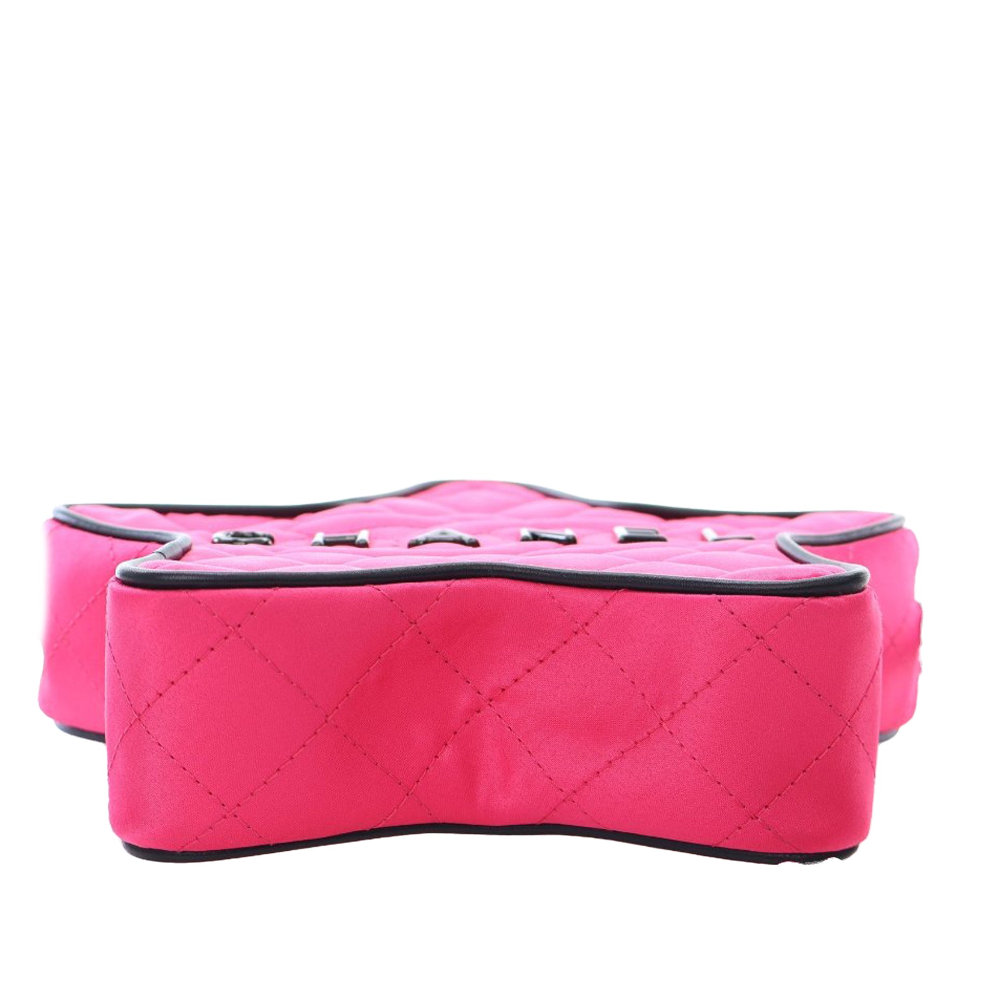 Chanel Quilted Satin Walk Of Fame Star Crossbody - image 3
