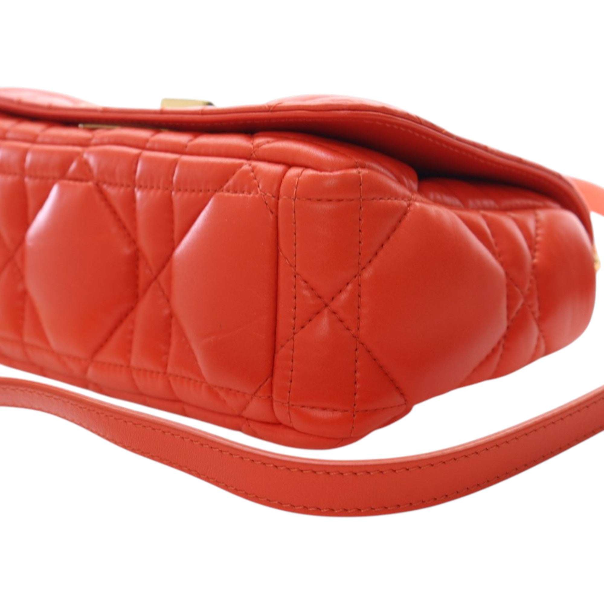 Dior Small Lambskin Macrocannage Caro Crossbody - image 11