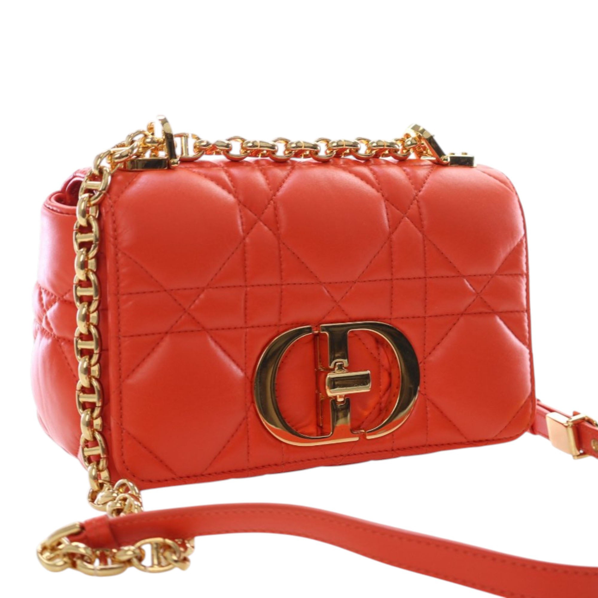 Dior Small Lambskin Macrocannage Caro Crossbody - image 2