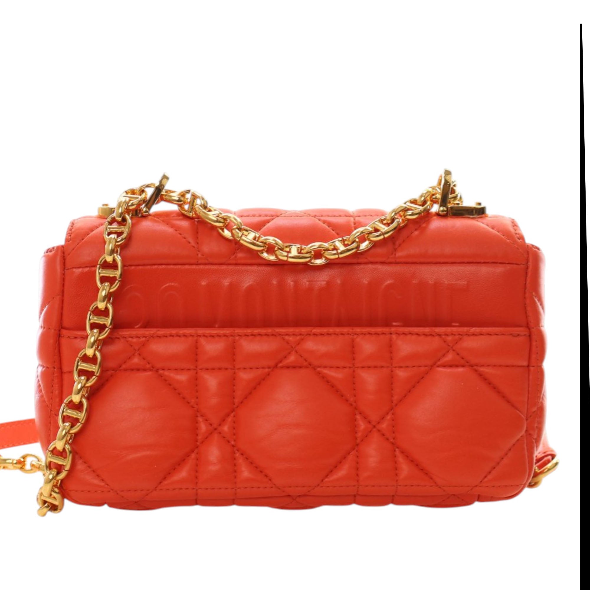 Dior Small Lambskin Macrocannage Caro Crossbody - image 3
