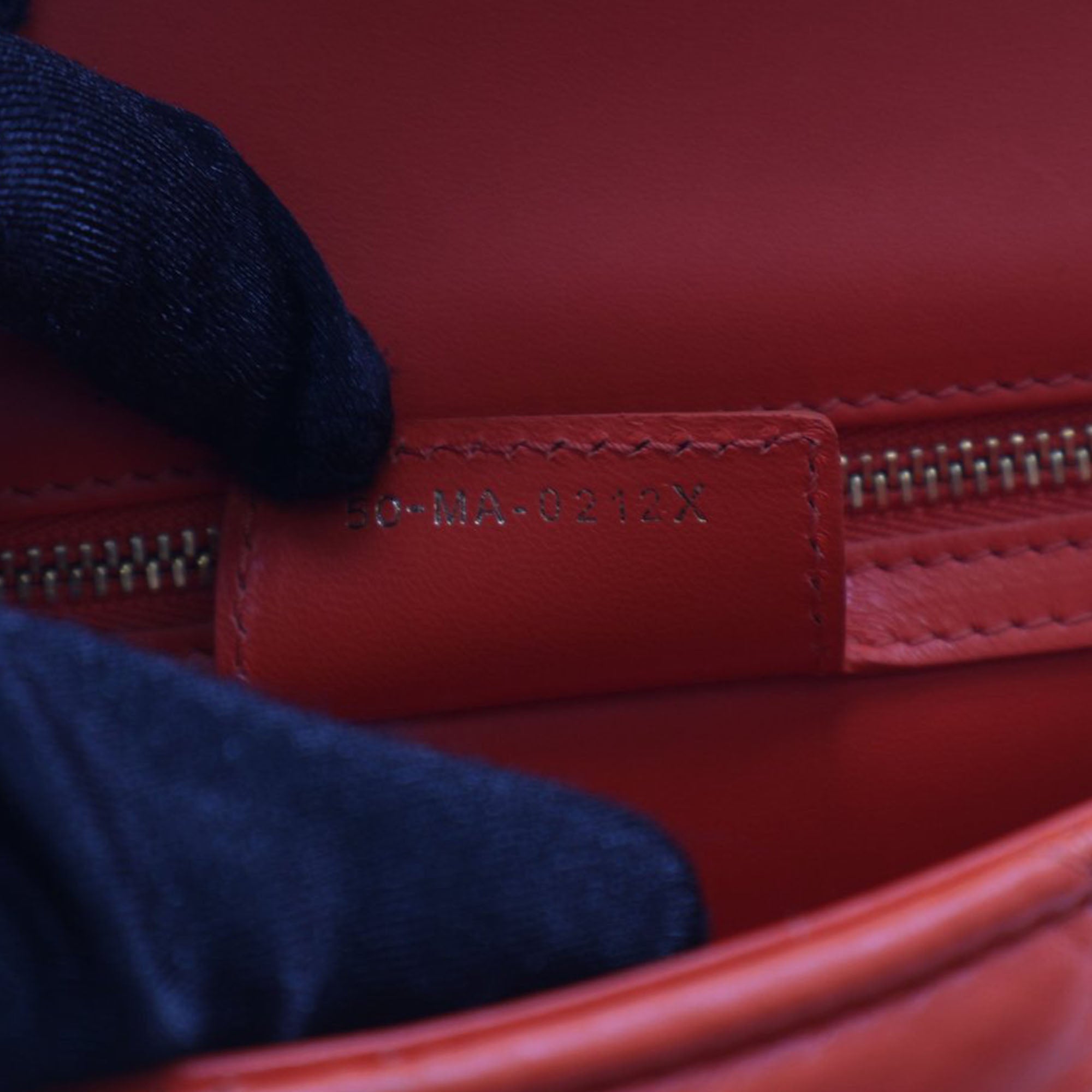 Dior Small Lambskin Macrocannage Caro Crossbody - image 5