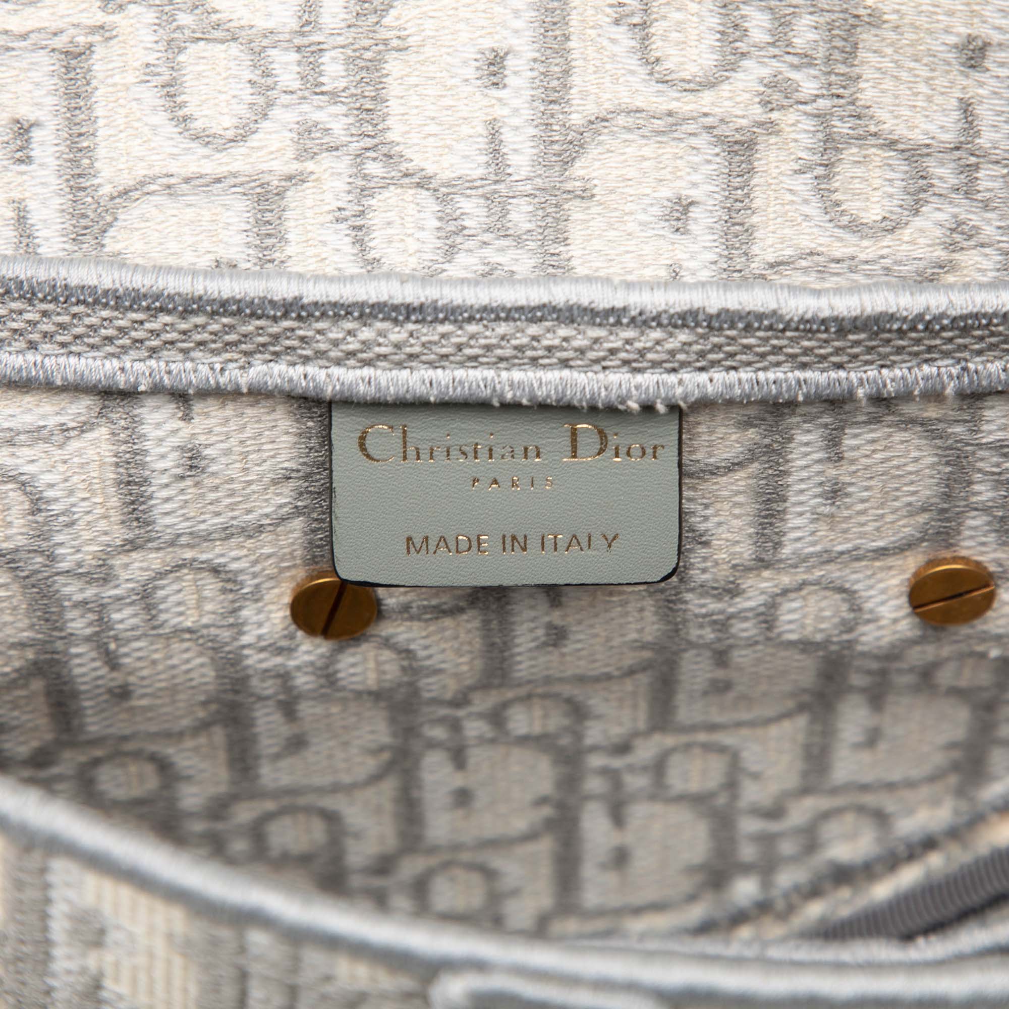 Dior Oblique Embroidered Canvas Saddle Bag - image 5