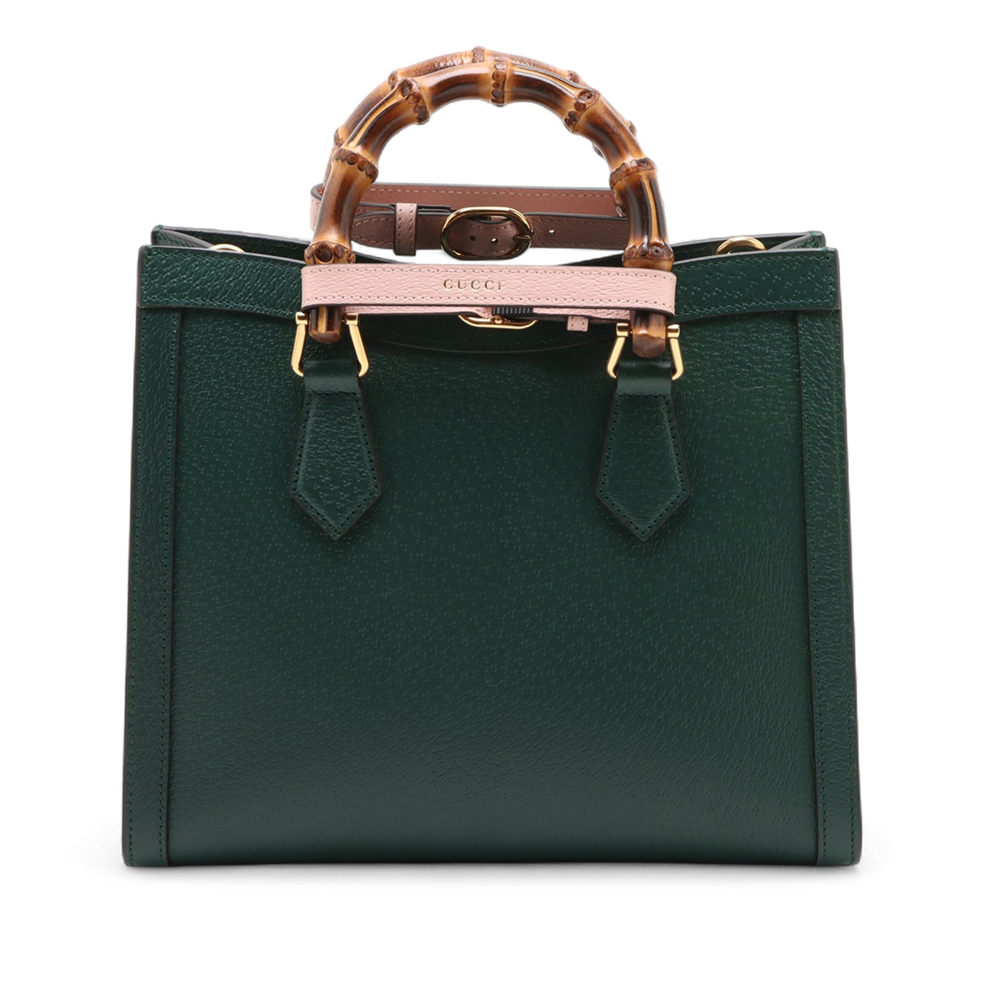 Gucci Small Calfskin Bamboo Diana Satchel - image 2