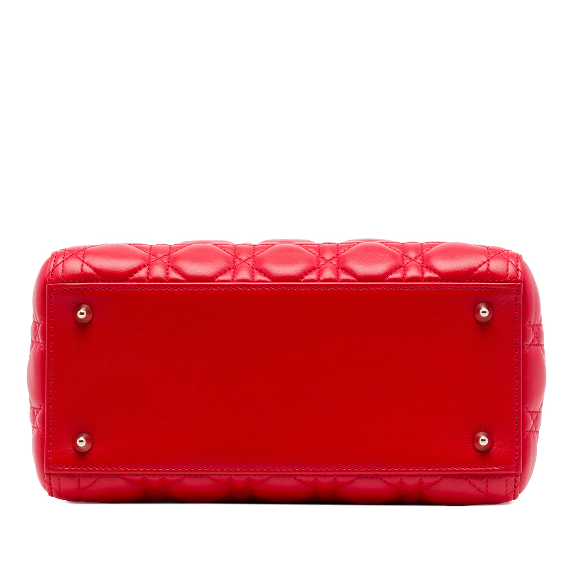 Dior Medium Lambskin Cannage Lady Dior - image 3